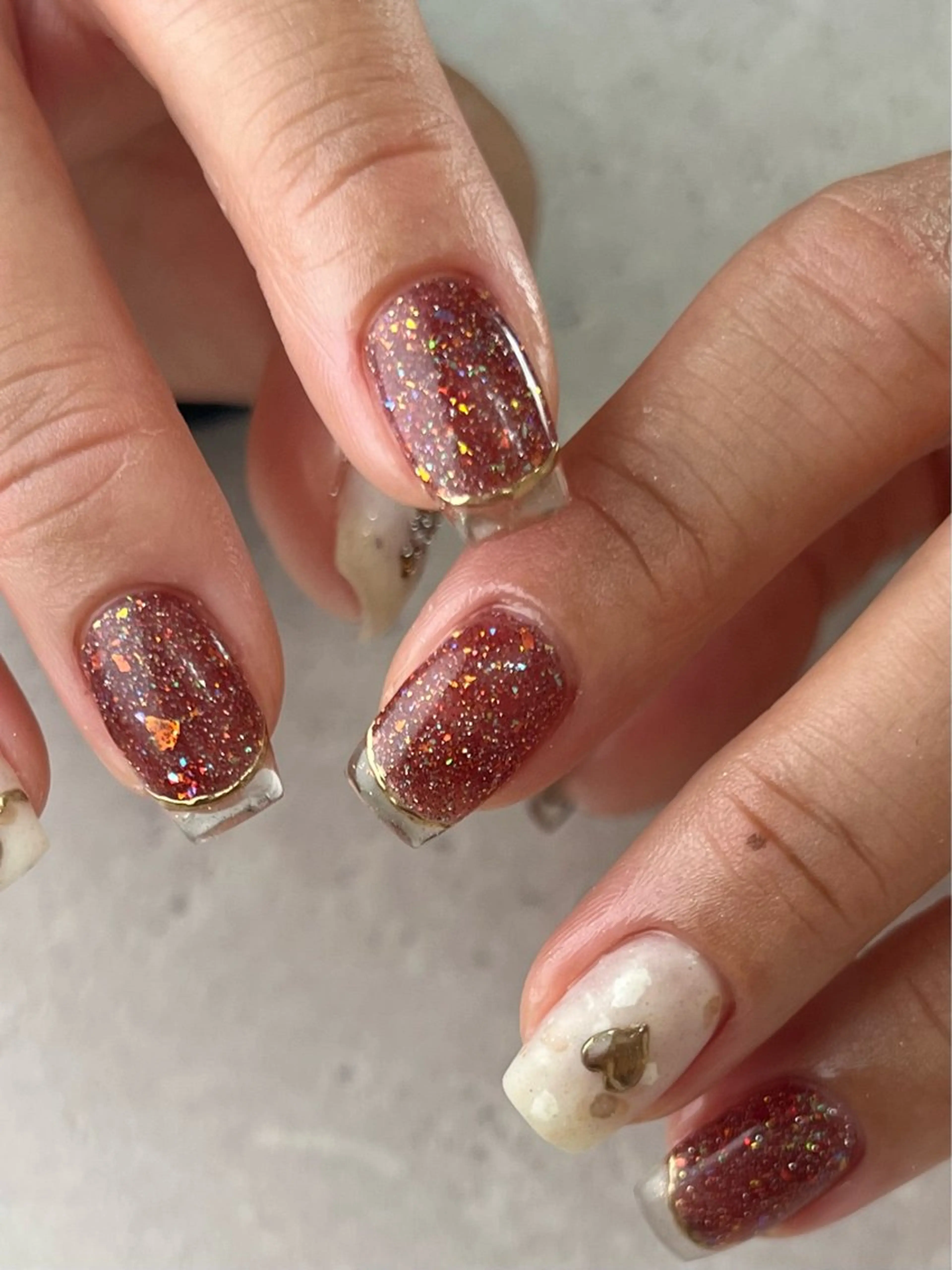 ネイル ハンドネイル AURA nailartのネイルデザイン