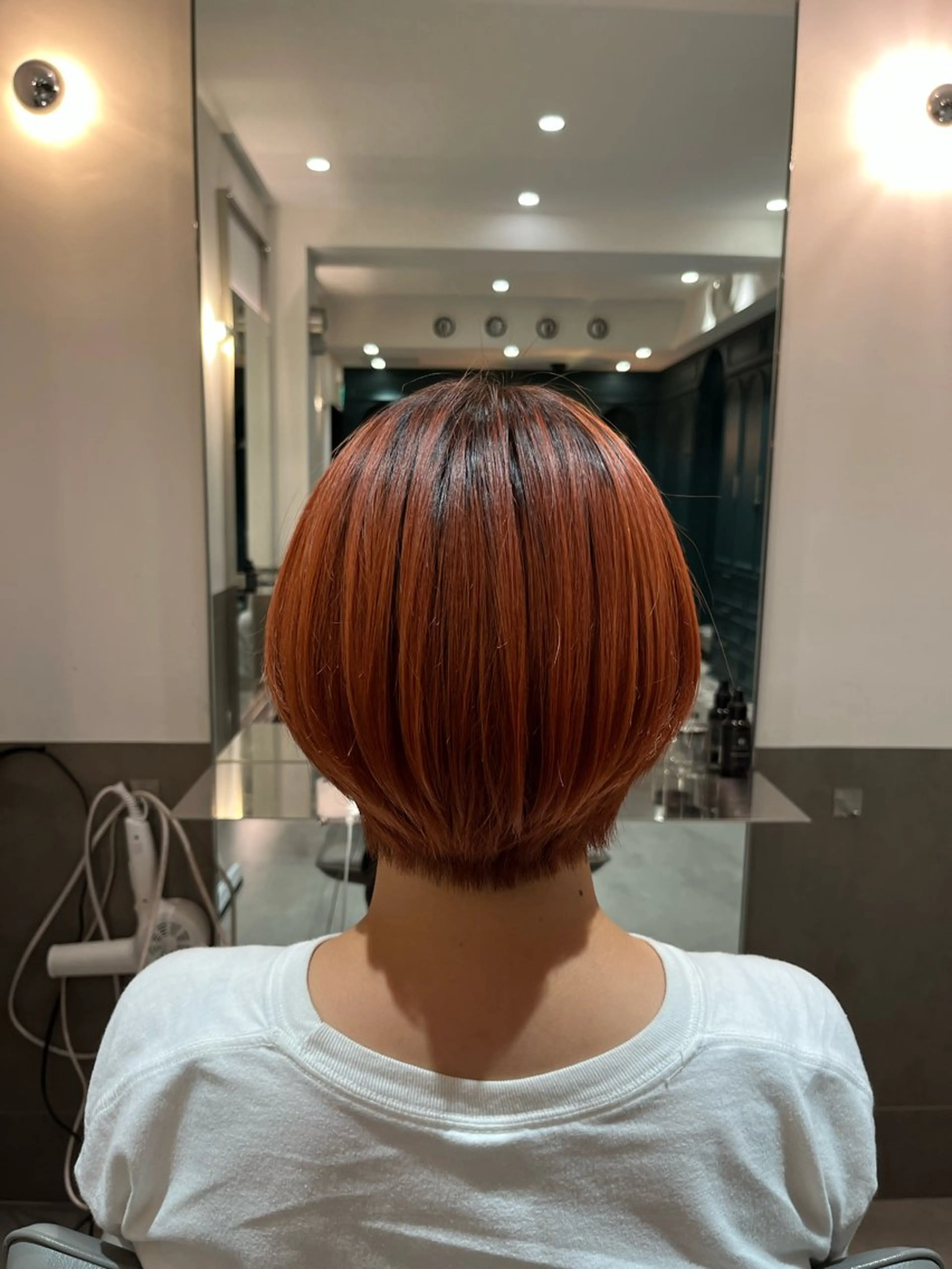 ショート ヘアカラー 🍊暖色カラー🍊 sakuraのヘアスタイル