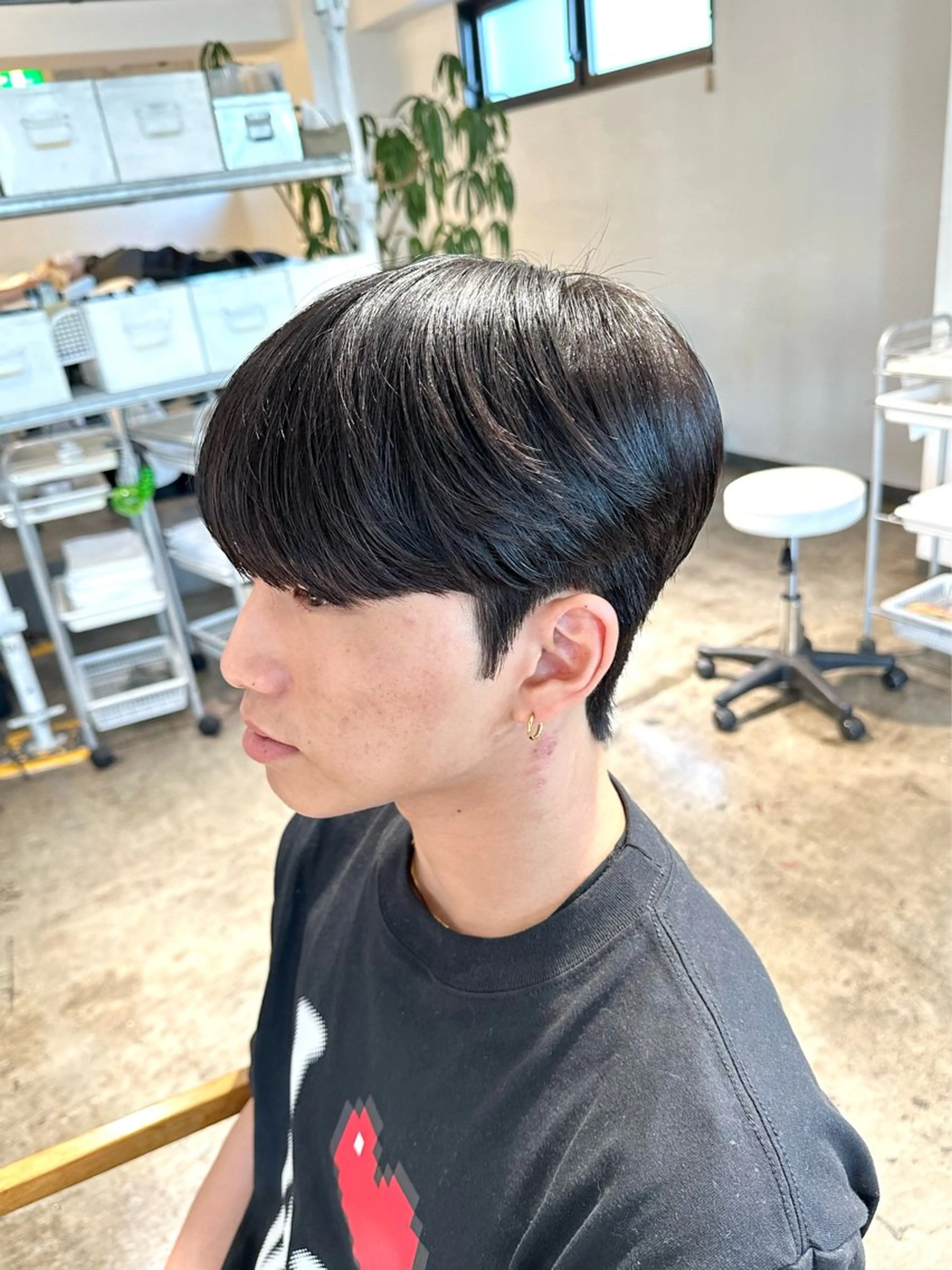 パーマ メンズ ダウンパーマ メンズ韓国風 韓国マッシュ マッシュ メンズパーマ カット パーマ トリートメント 骨格補正施術/メンズ 専門美容師/YUYAのヘアスタイル
