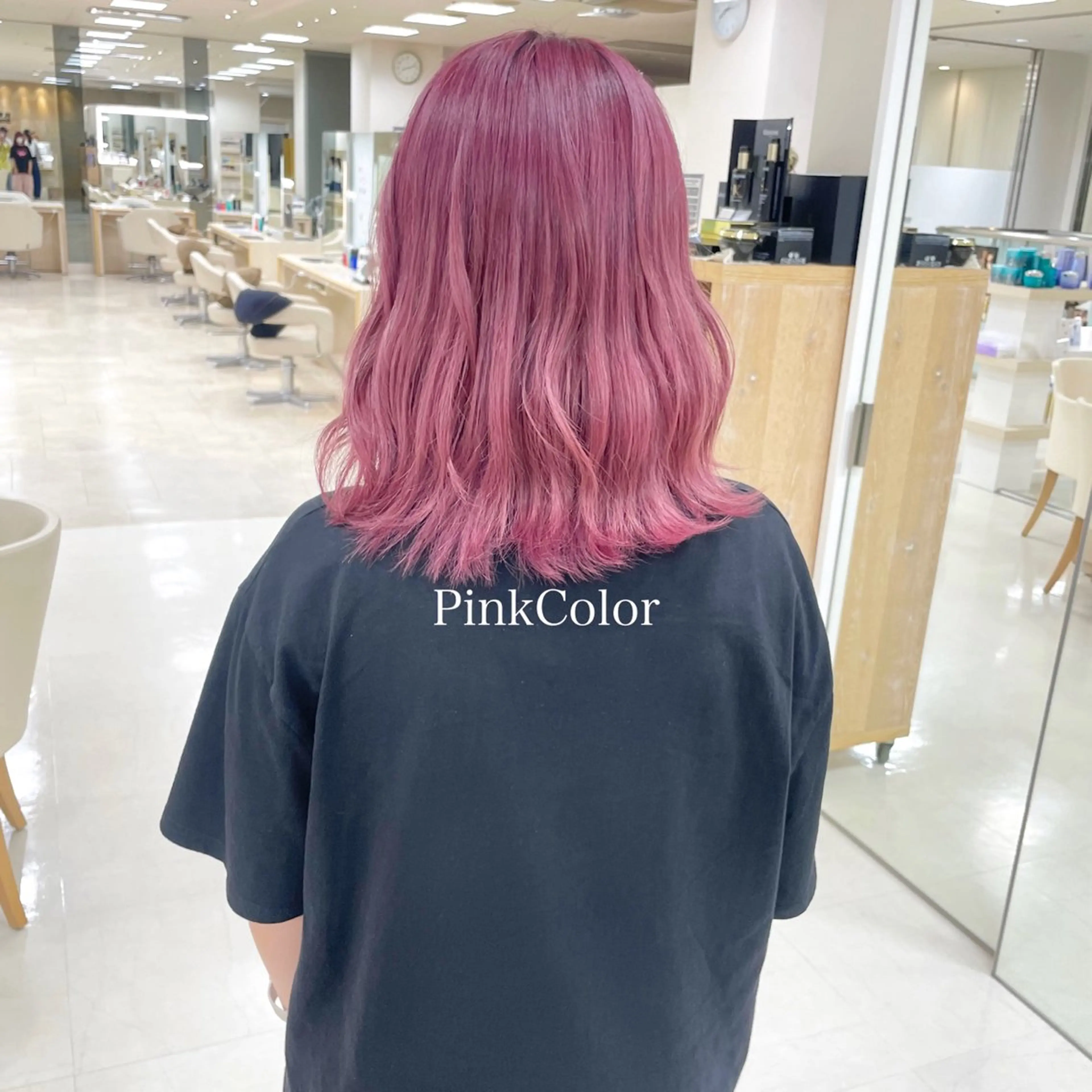 ミディアム カラー ヘアアレンジ ヘアカラー トリートメント ヘアセット 🍒KIKUCHI KANAE🍒のヘアスタイル