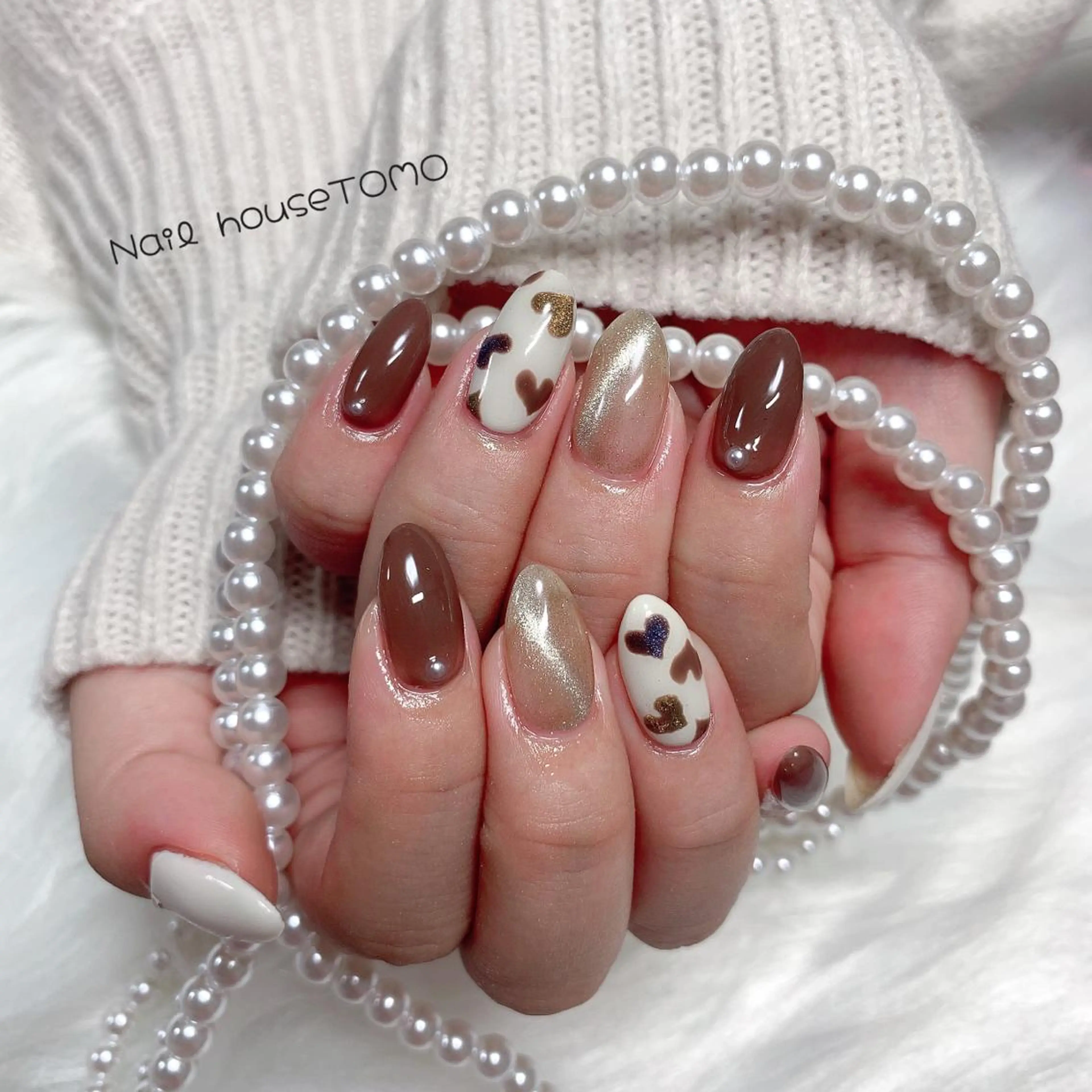 ネイル ハンドネイル 💅ネイルハウス🏡 🎀TOMO🎀のネイルデザイン