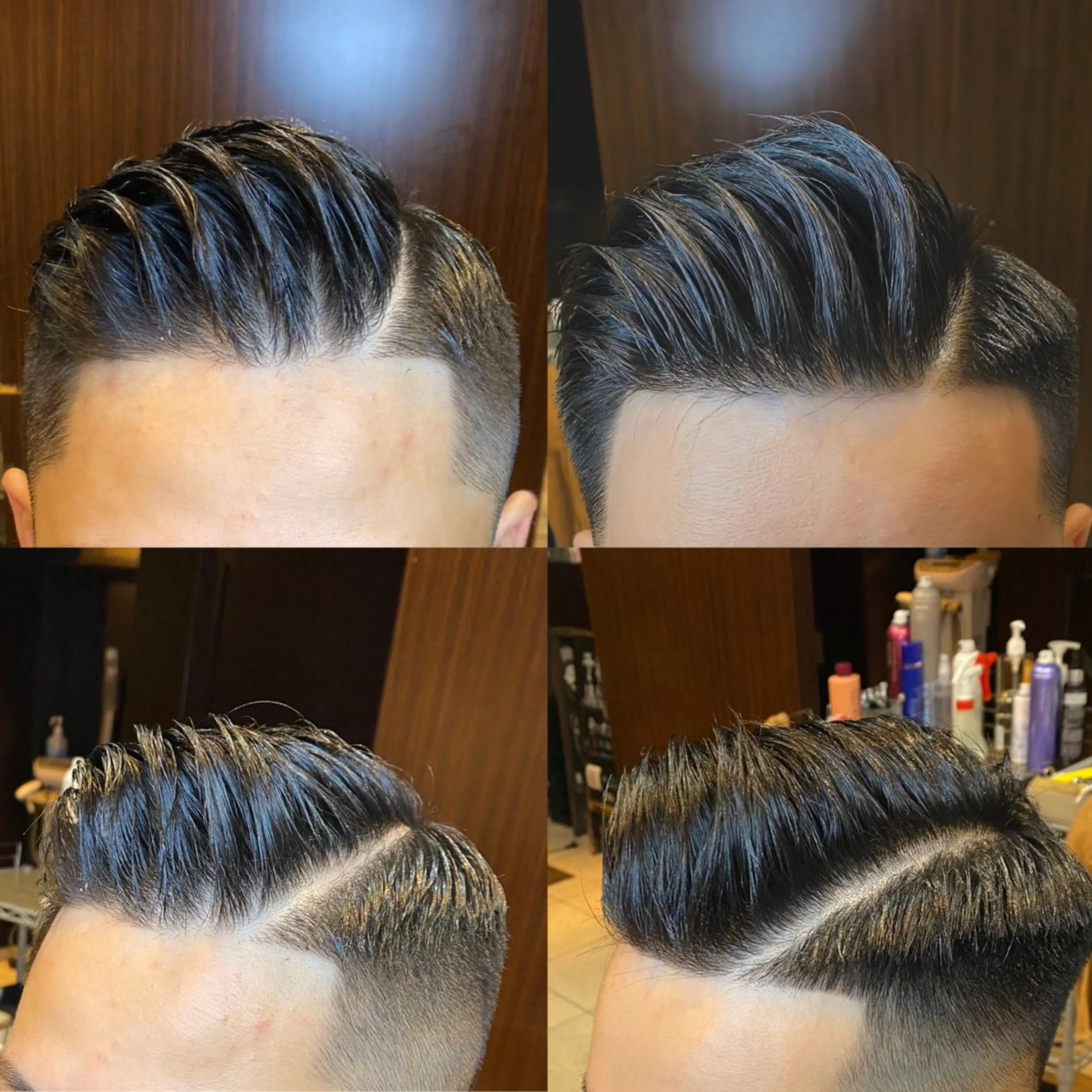 ミディアム 北川 竜也のヘアスタイル