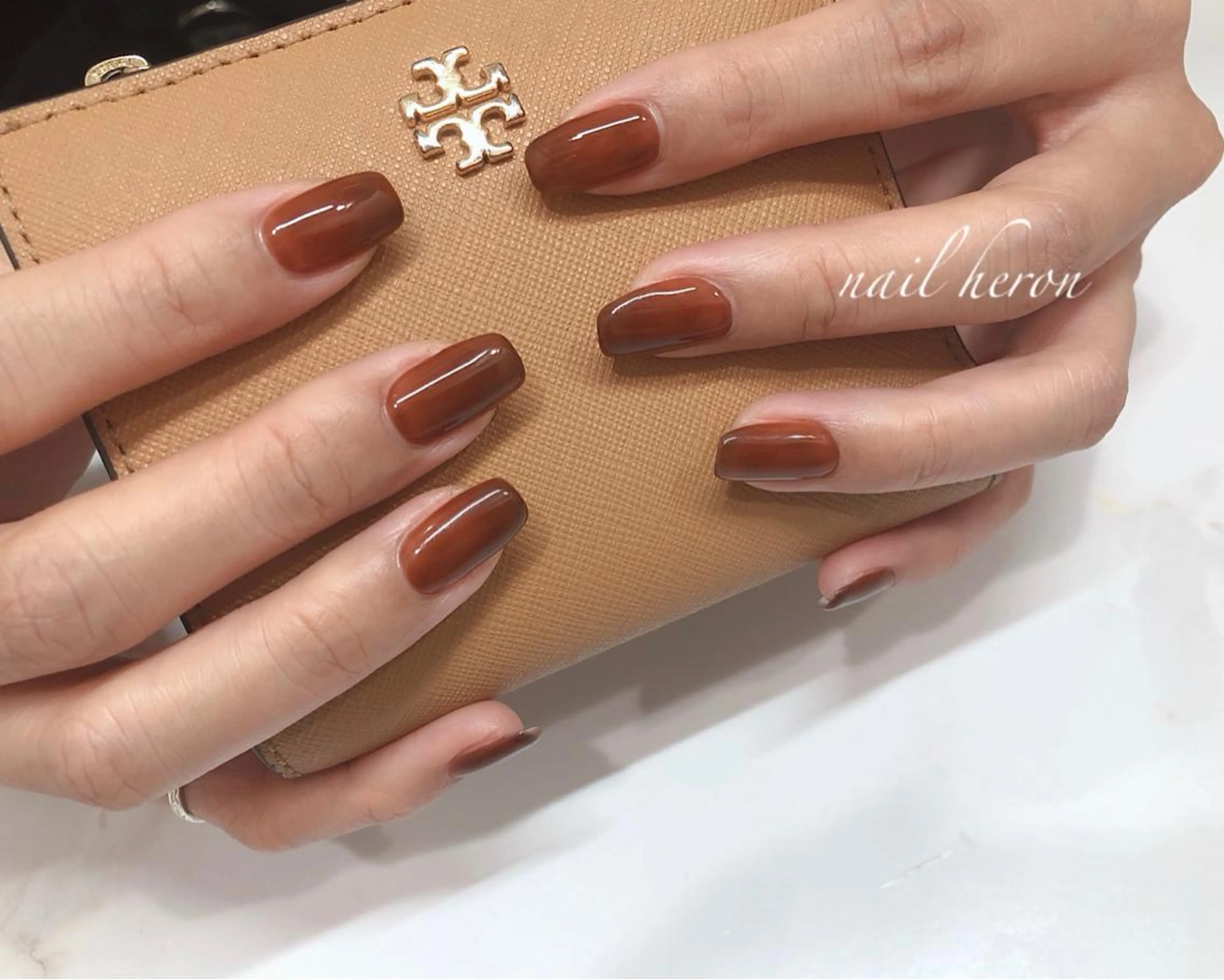 ネイル ブラウン ハンドネイル nail heron所属・saki_ nail heronのその他イメージ