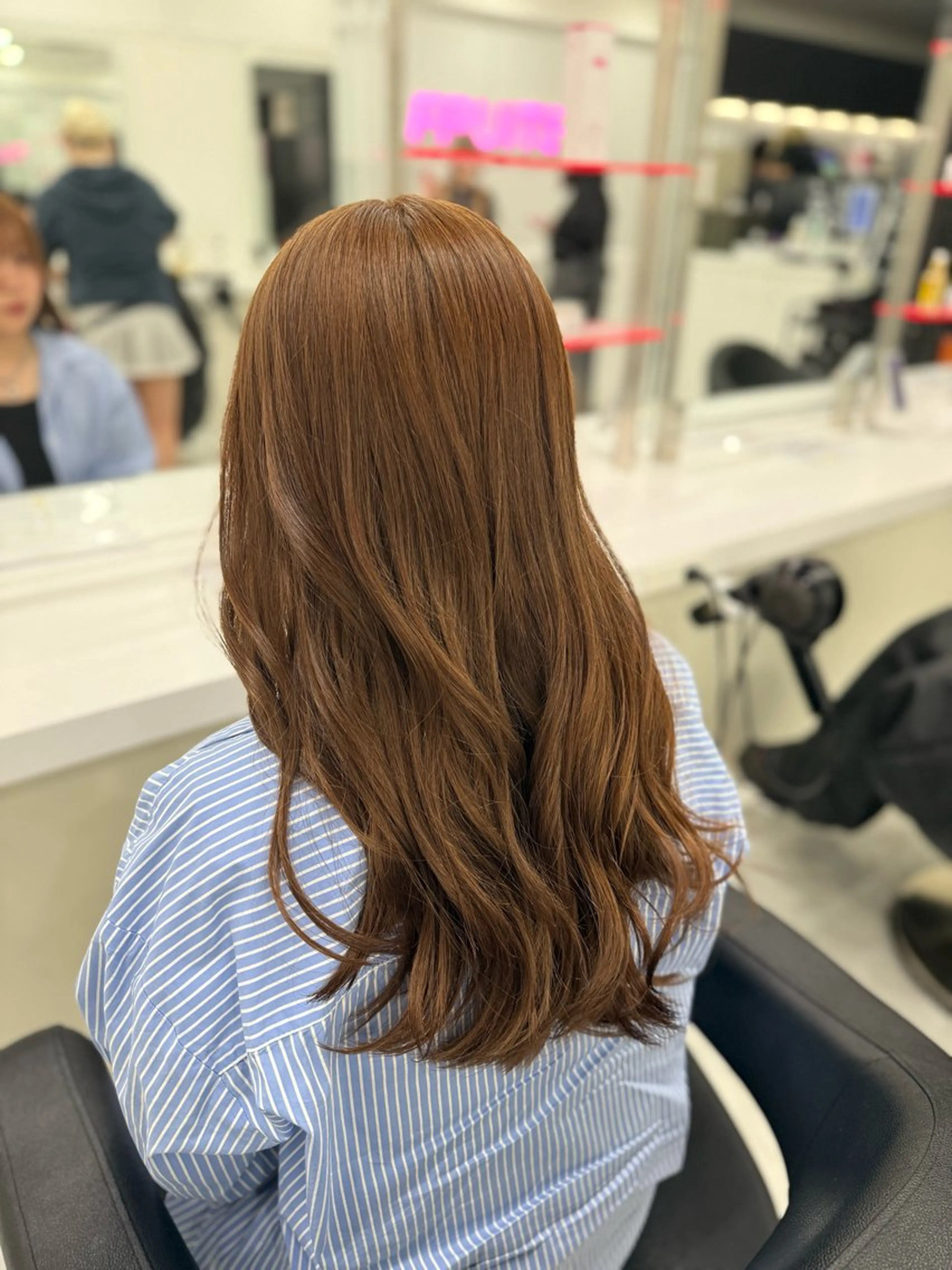 カラー ブリーチ ダブルカラー ブリーチなしカラー カット ヘアカラー トリートメント ヘッドスパ ヘアセット ショート/表参道 Rimu✂️🤍のヘアスタイル