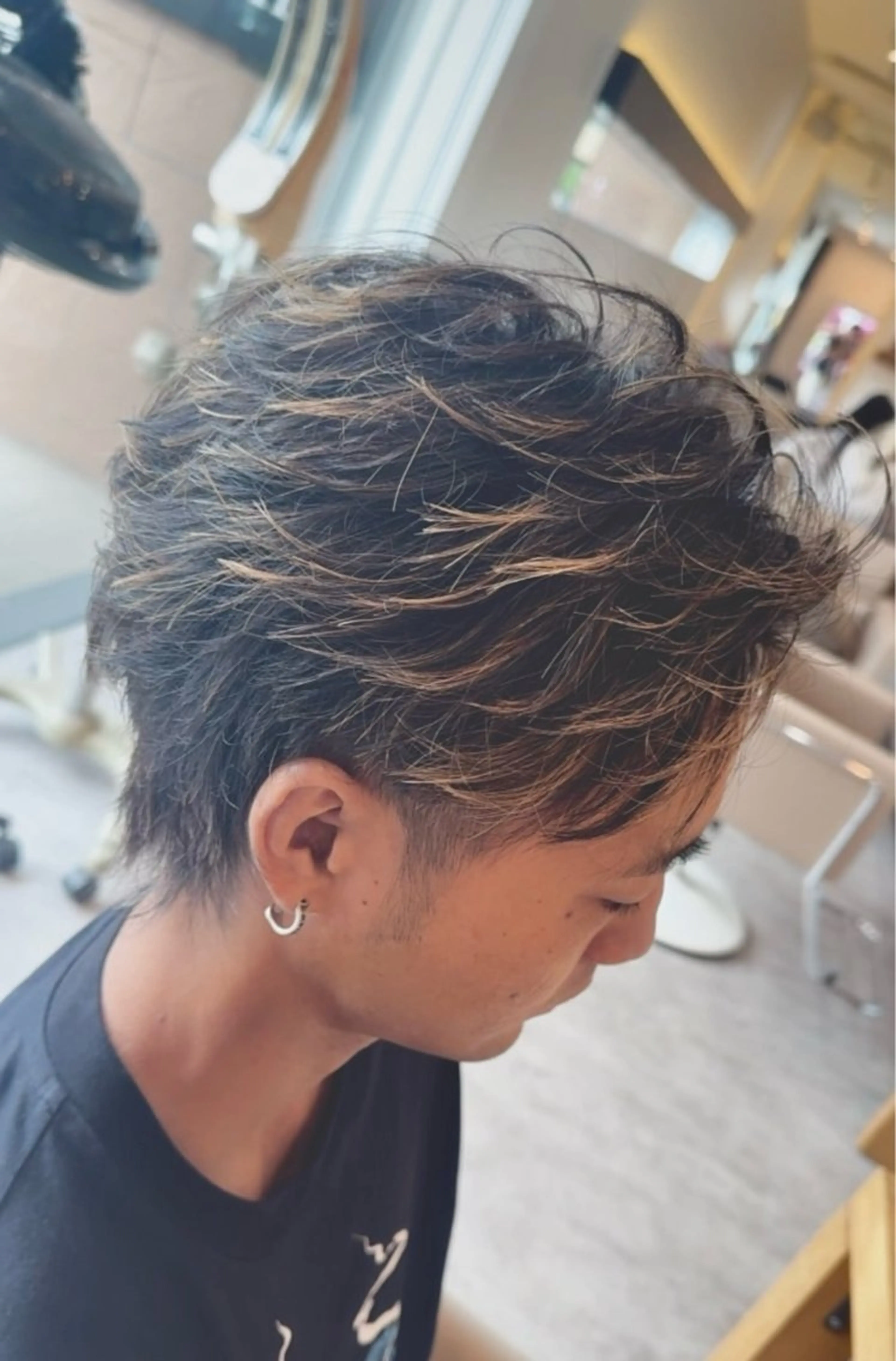 ショート パーマ ショートヘア RICHAIR 長嶺旬佑のヘアスタイル