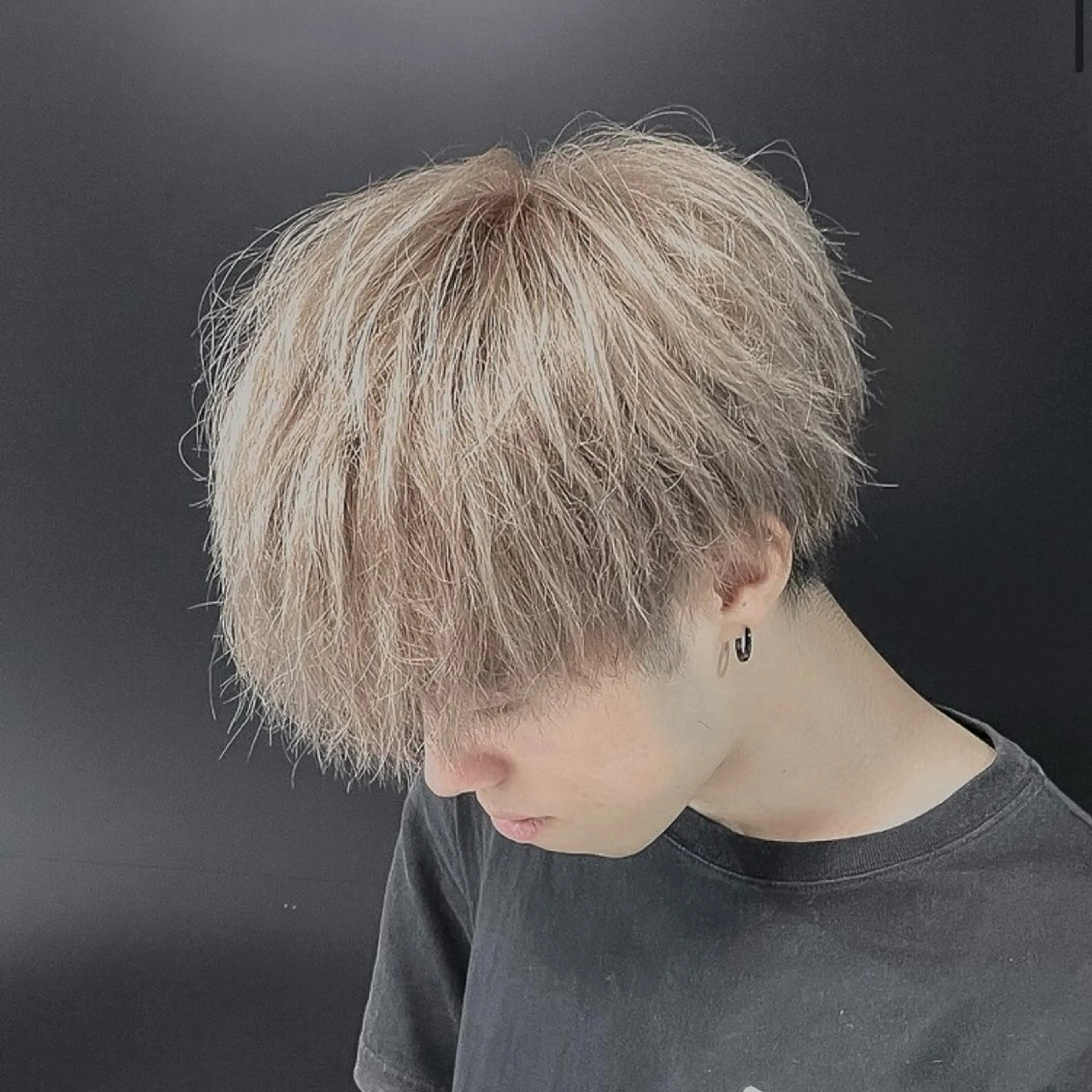 カラー メンズ ヘアカラー カラー/アメ村/河合 顕正のヘアスタイル