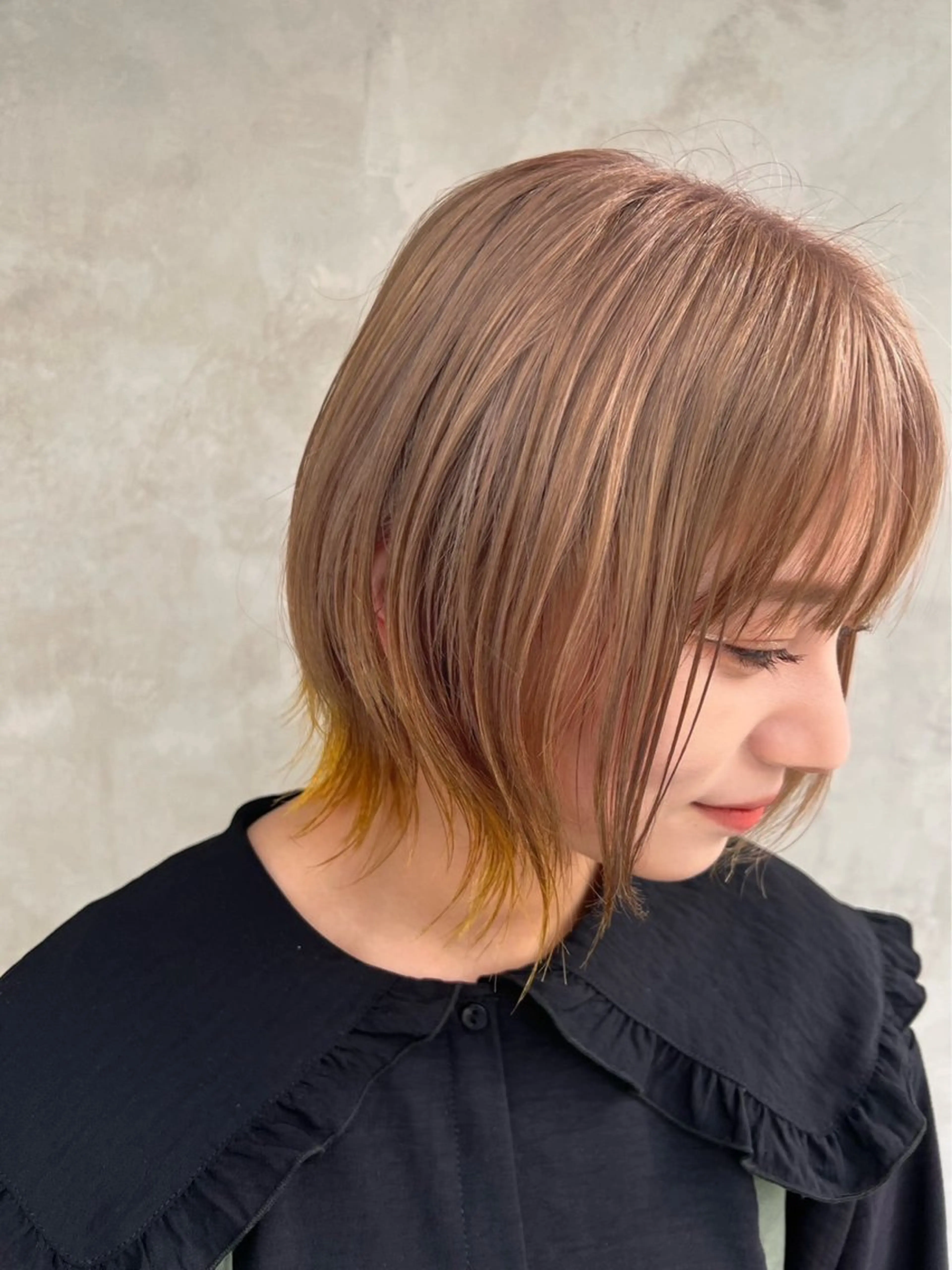 ミディアム カラー 透明感カラー🫧🤍 /wakaのヘアスタイル