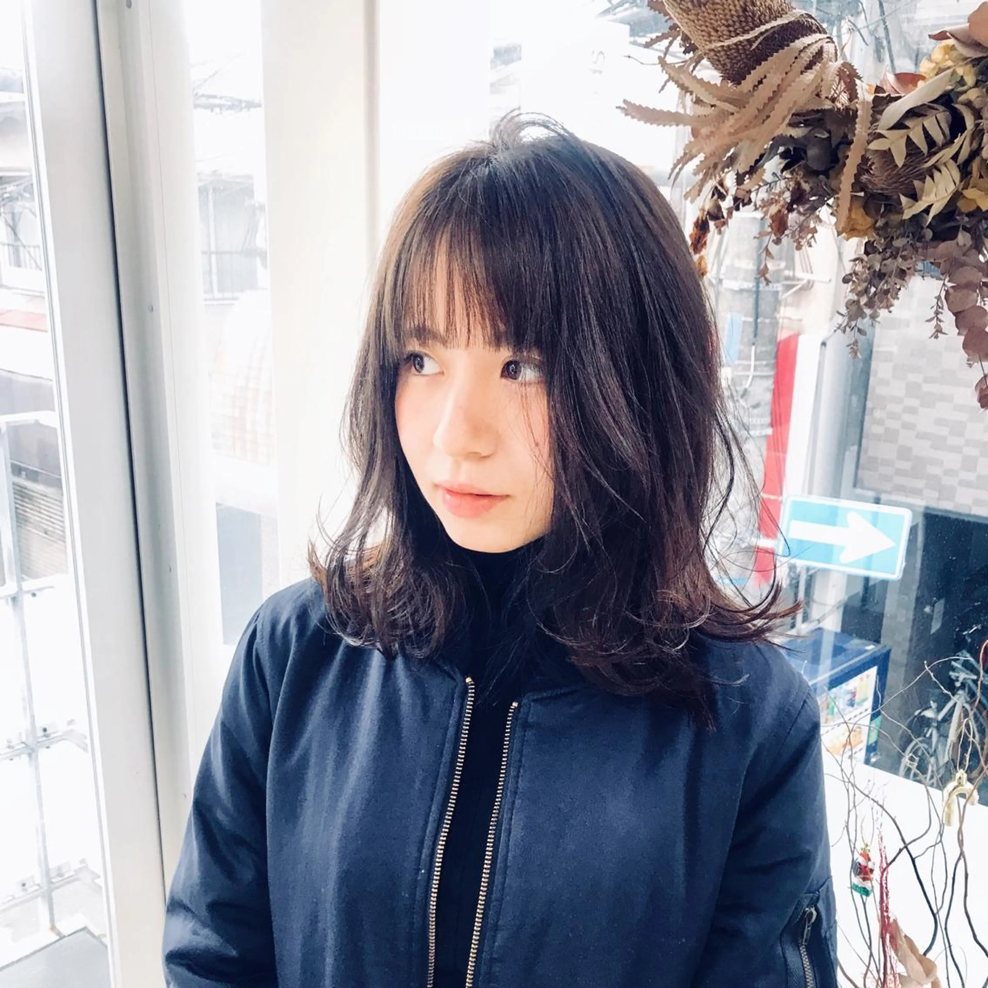 ミディアム パーマ ミディアムパーマ flui hair所属・ショート✨美髪矯正✨ wasaiのヘアスタイル