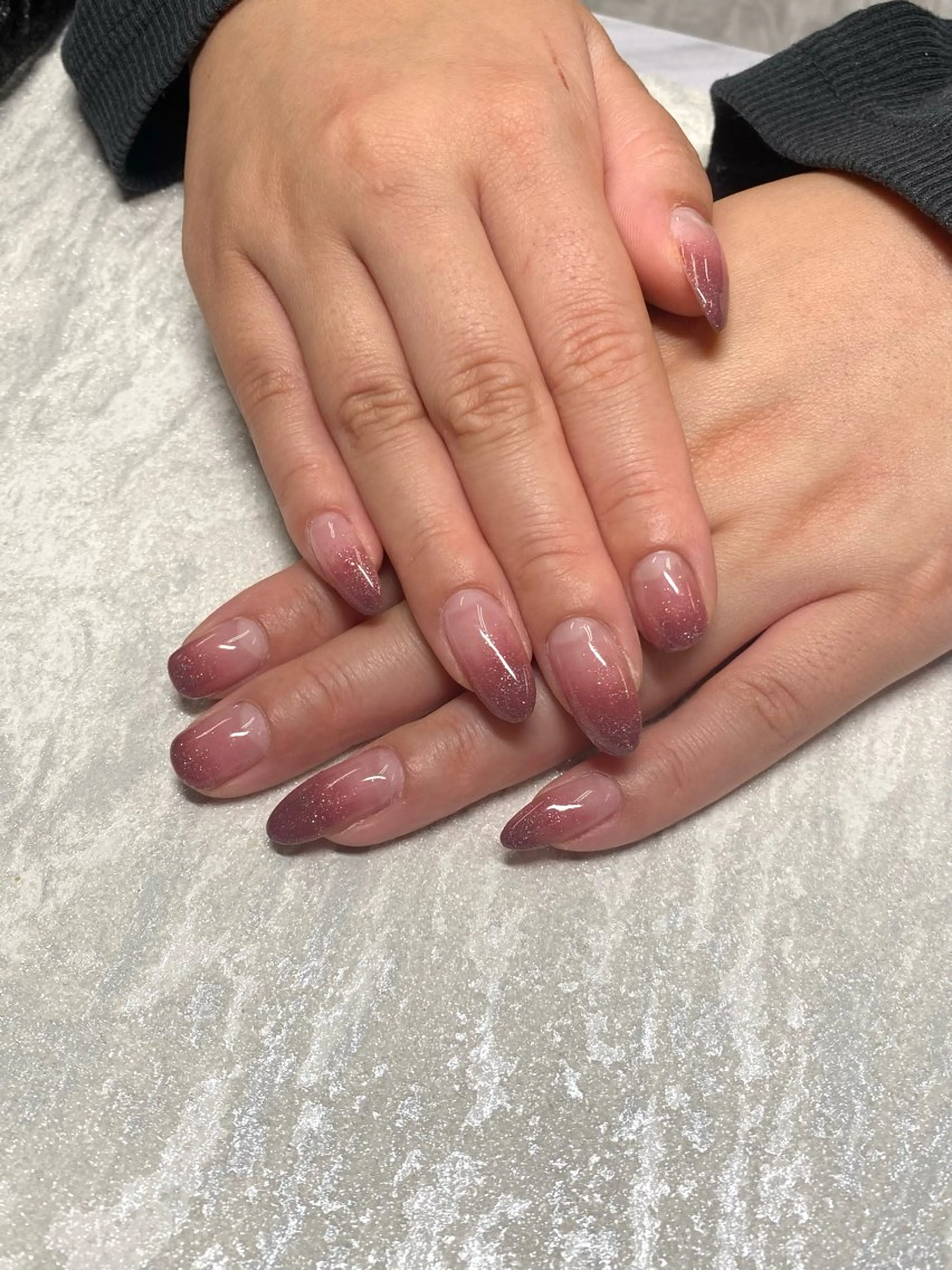 Jr.限定⭐︎ハンドグラデーションカラー💅カラーやラメでのグラデーション💫の写真