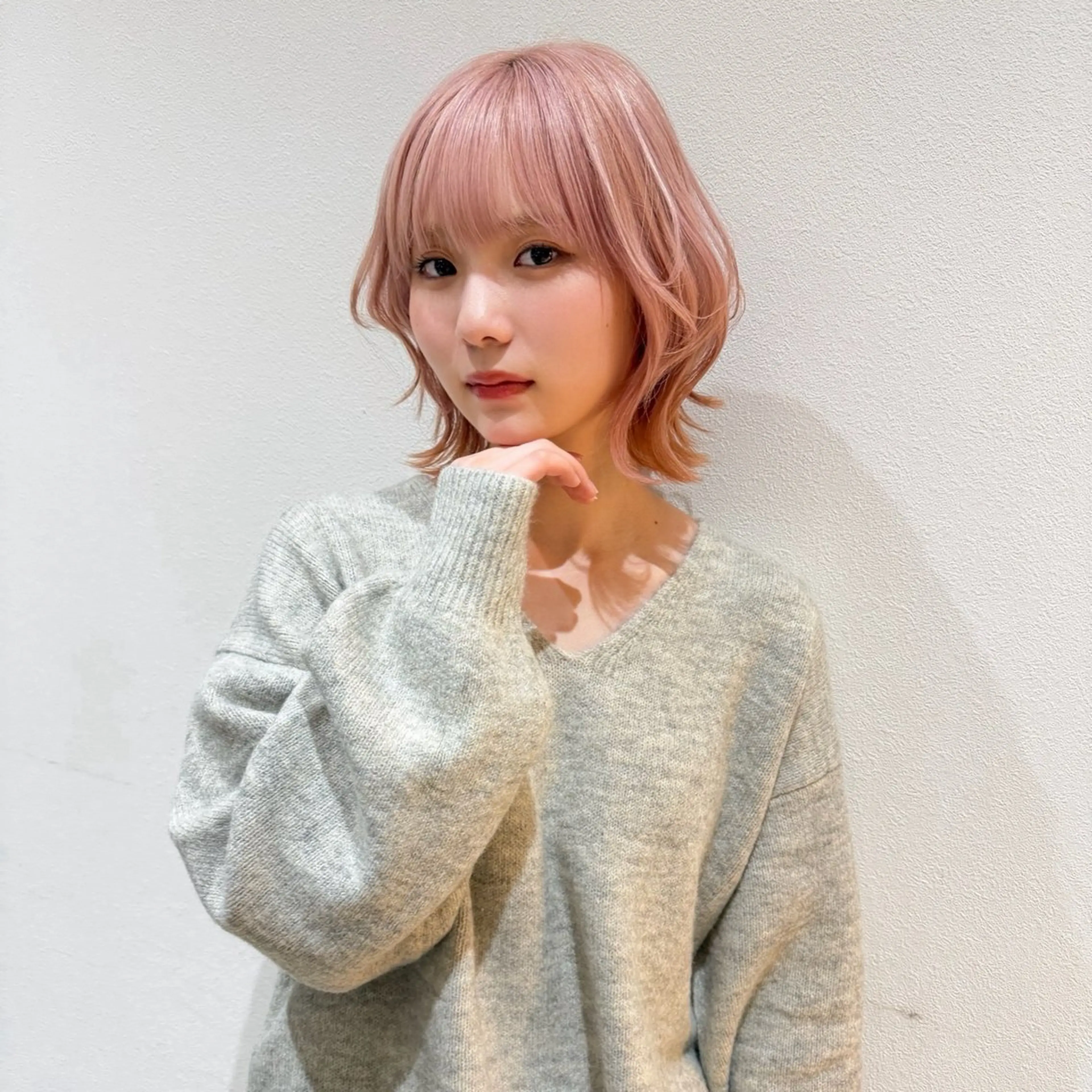 ショート カラー ピンクカラー ホワイトピンク カット ヘアカラー トリートメント 北九州美容室 🕊️わかな✂︎のヘアスタイル