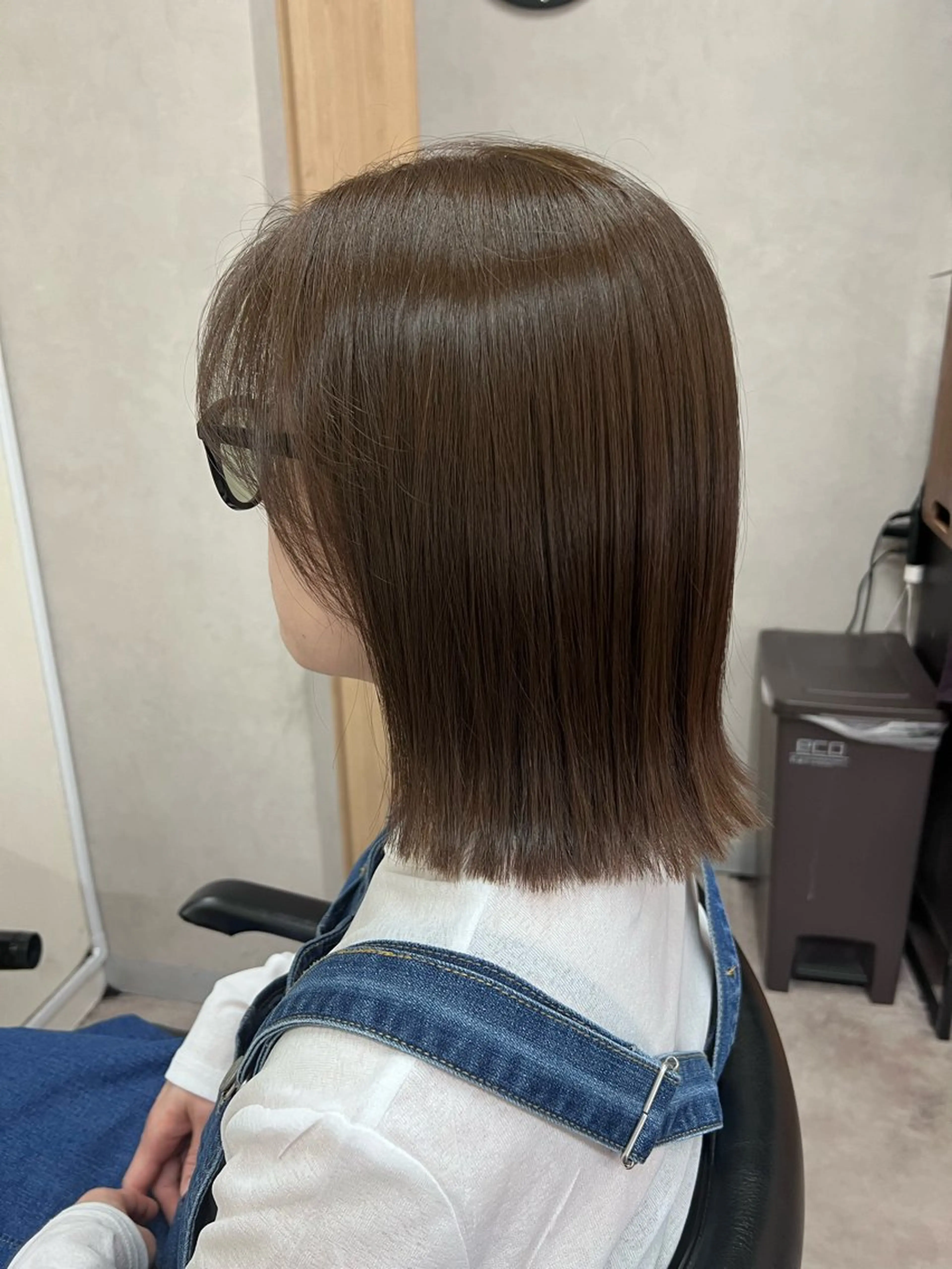ミディアム カラー カット ヘアカラー トリートメント LAND所属・美髪特化サロン フリーランスのヘアスタイル