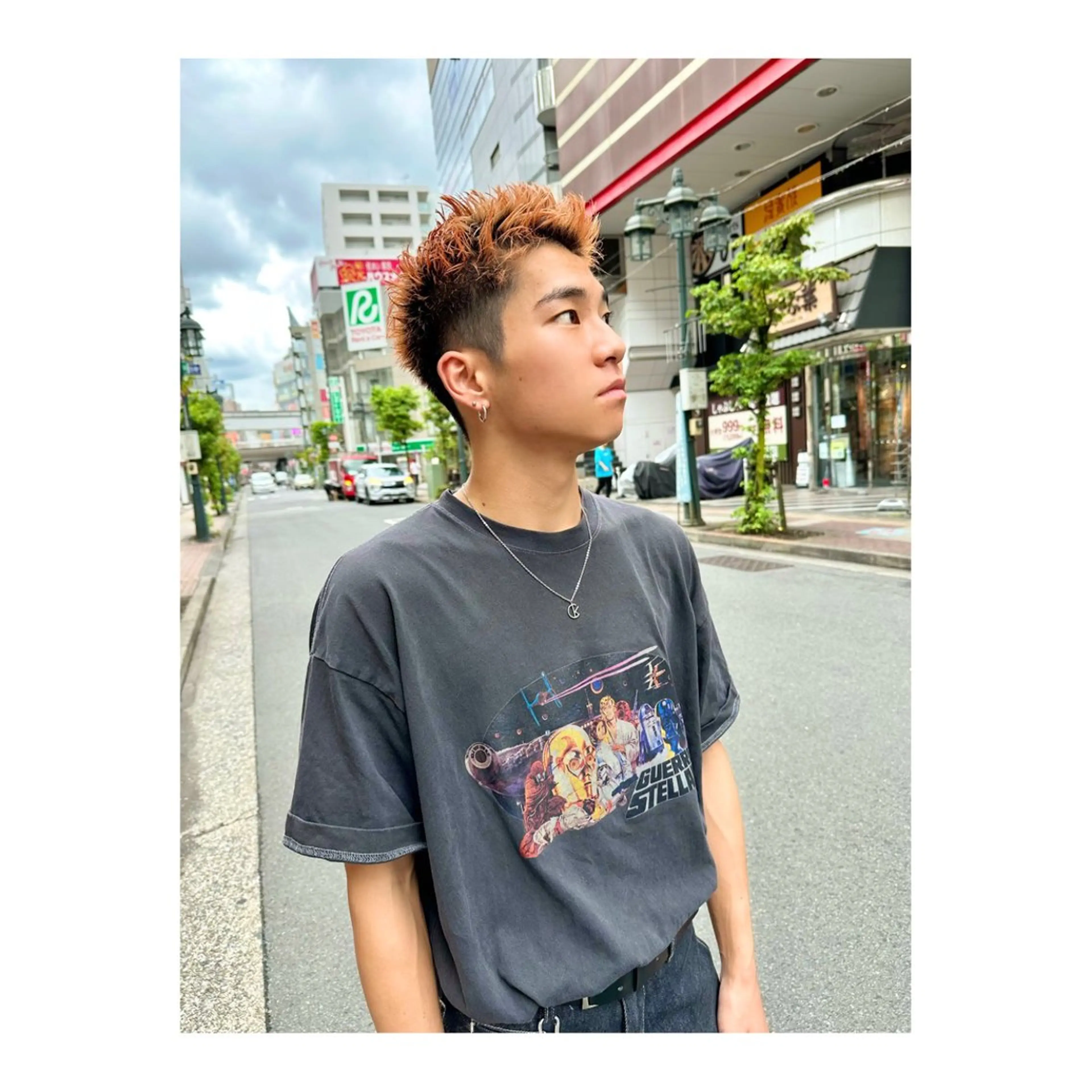 カラー メンズ カット ヘアカラー ange☞ soutaのヘアスタイル