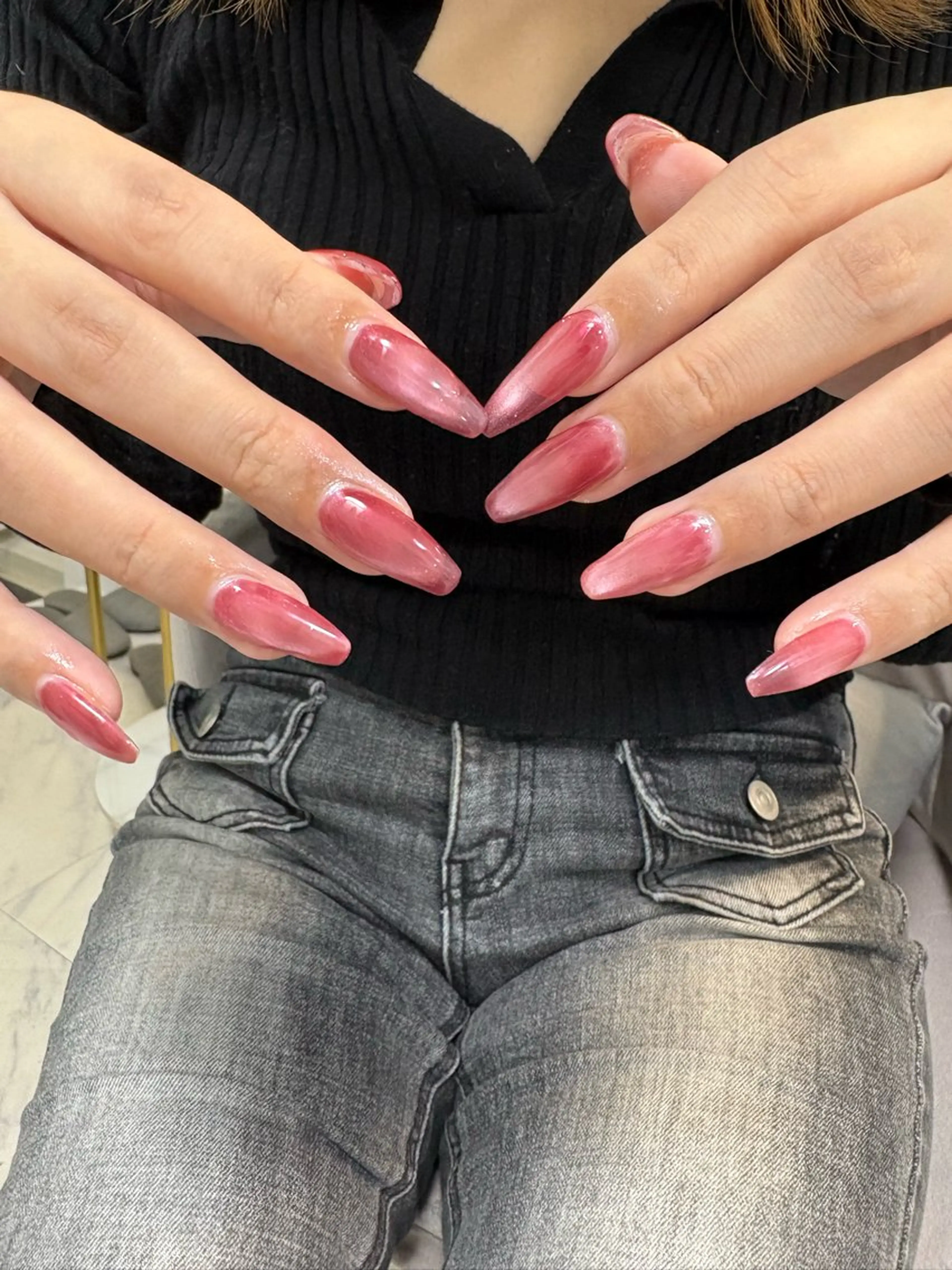 🎄11/29.30限定🎄マグネットネイル🪅(チップアクリルオフ代別途)の写真