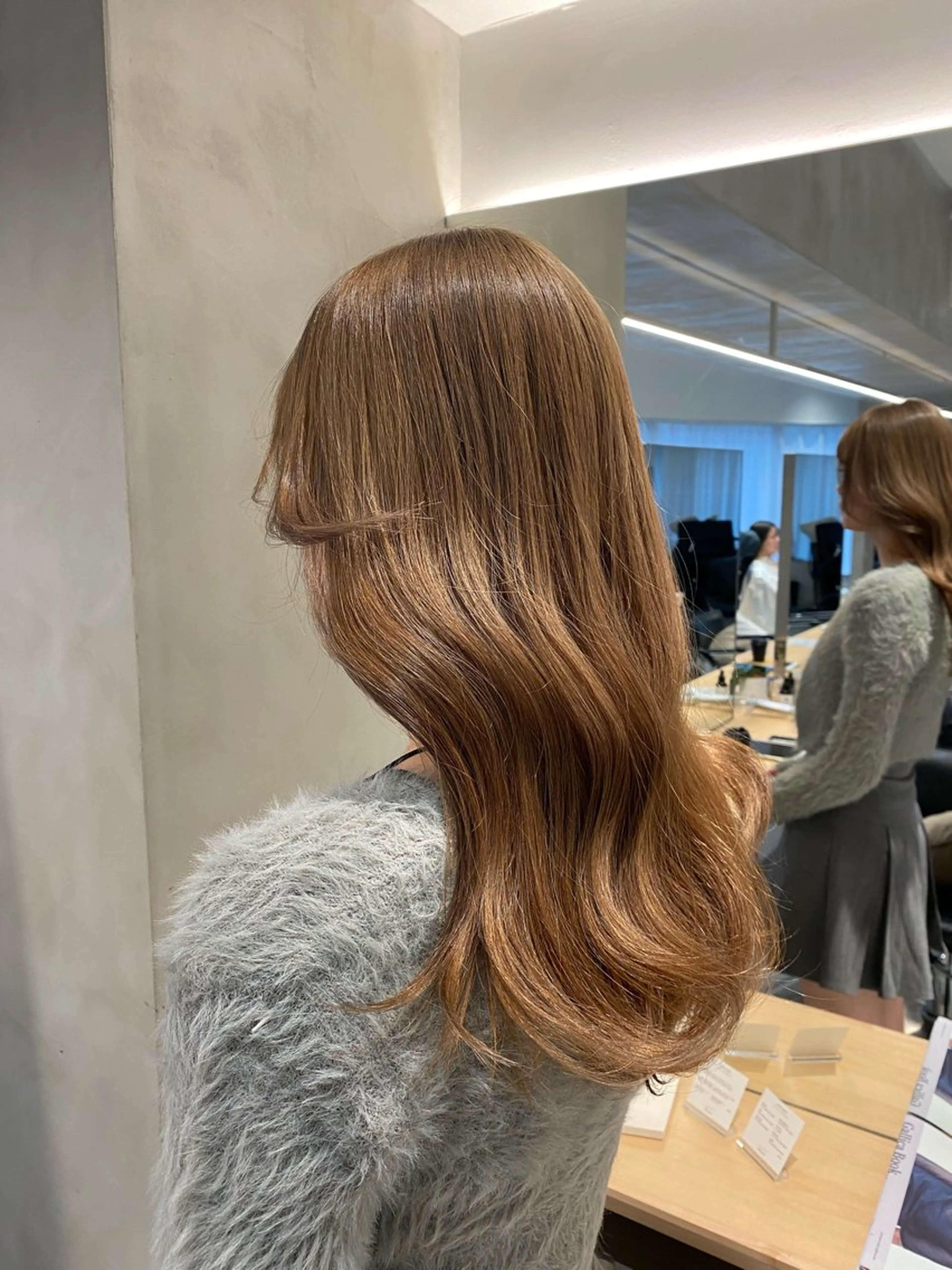 ロング カラー ヘアカラー トリートメント ヘッドスパ ヘアセット 小顔ショート✨️ RIEのヘアスタイル