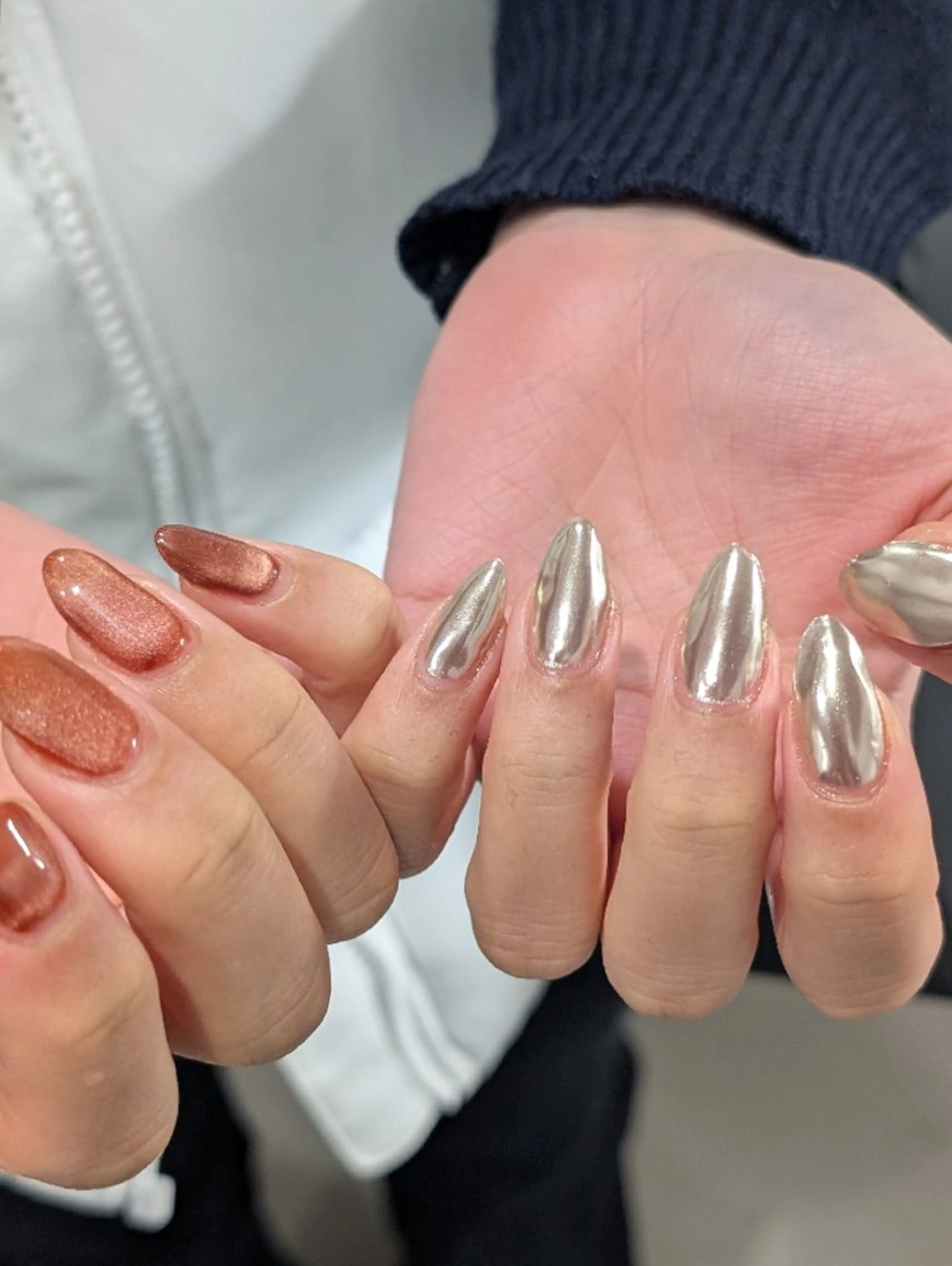 ネイル マグネットネイル ミラーネイル LMN所属・M. Harunaのネイルデザイン