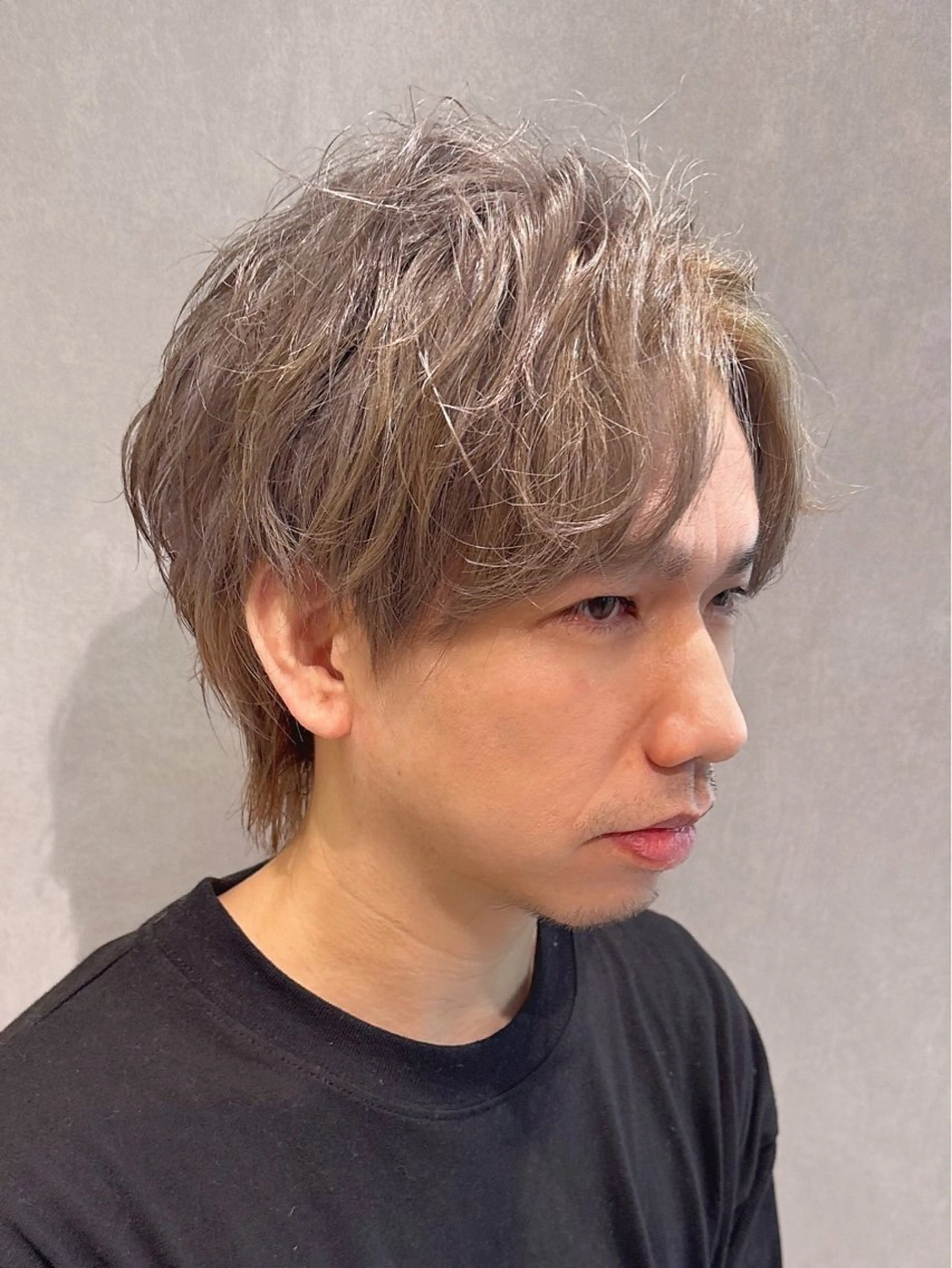 カラー メンズ 濱口 健慎のヘアスタイル