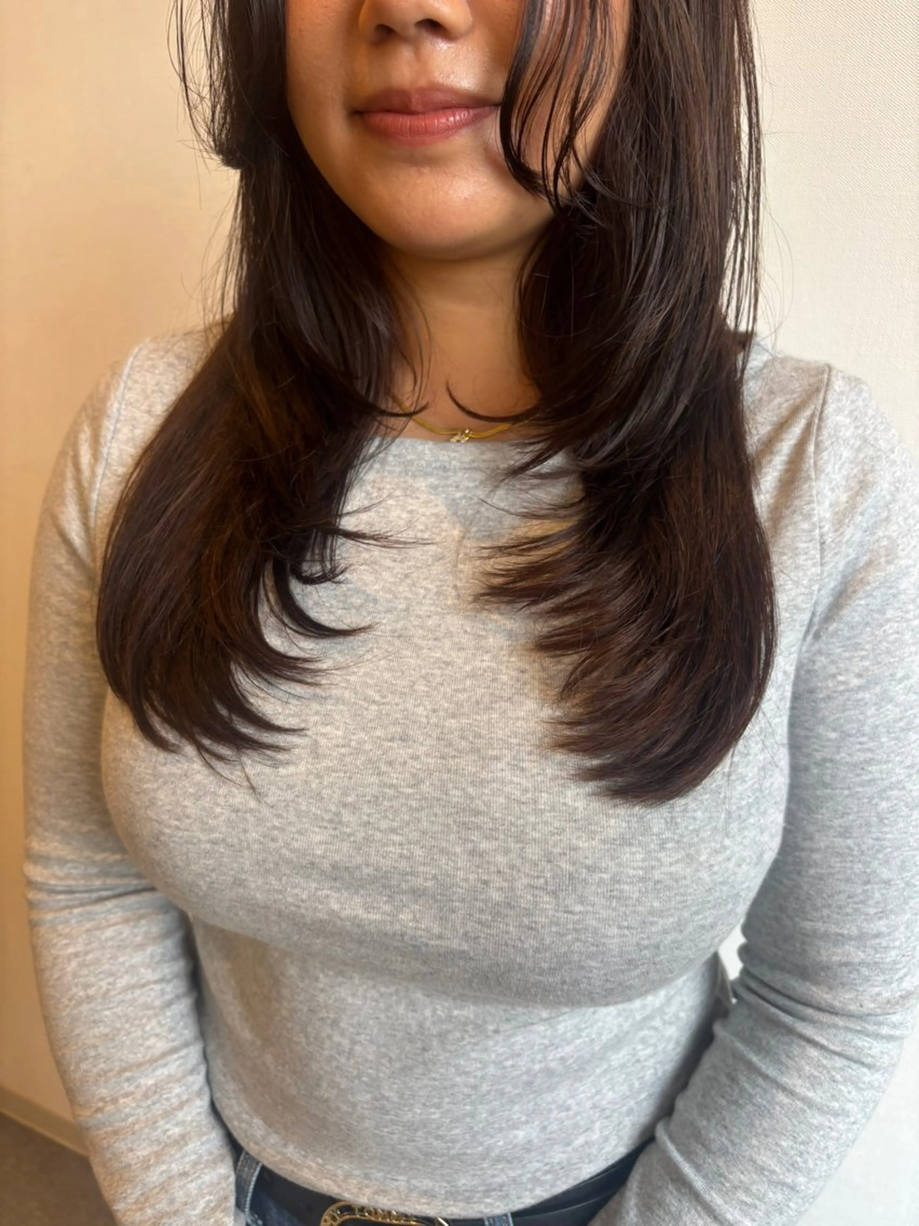 ロング ハッシュカット ROPE 本厚木店 かなみのヘアスタイル