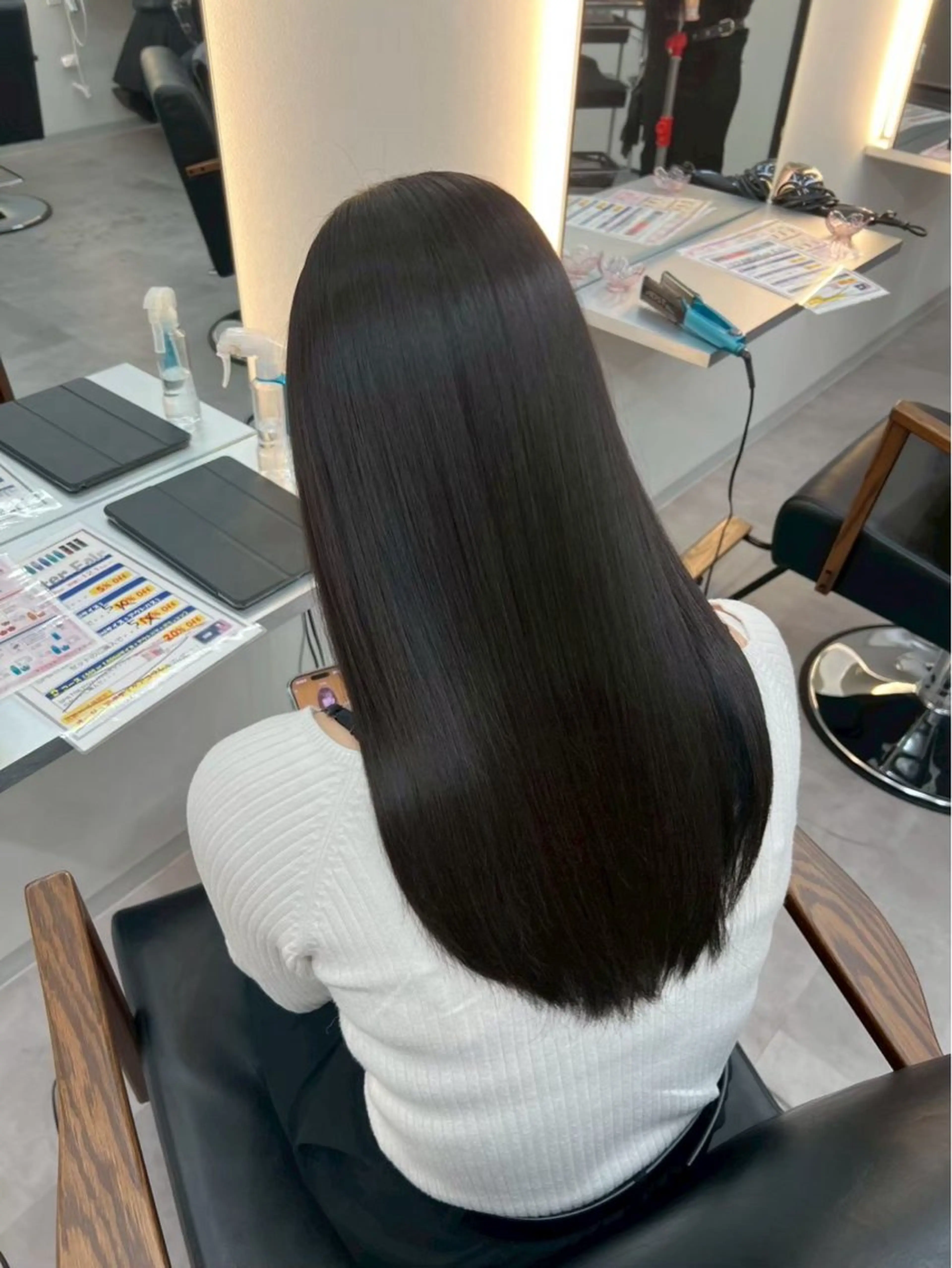 ロング RIENS Xrea nanamiのヘアスタイル