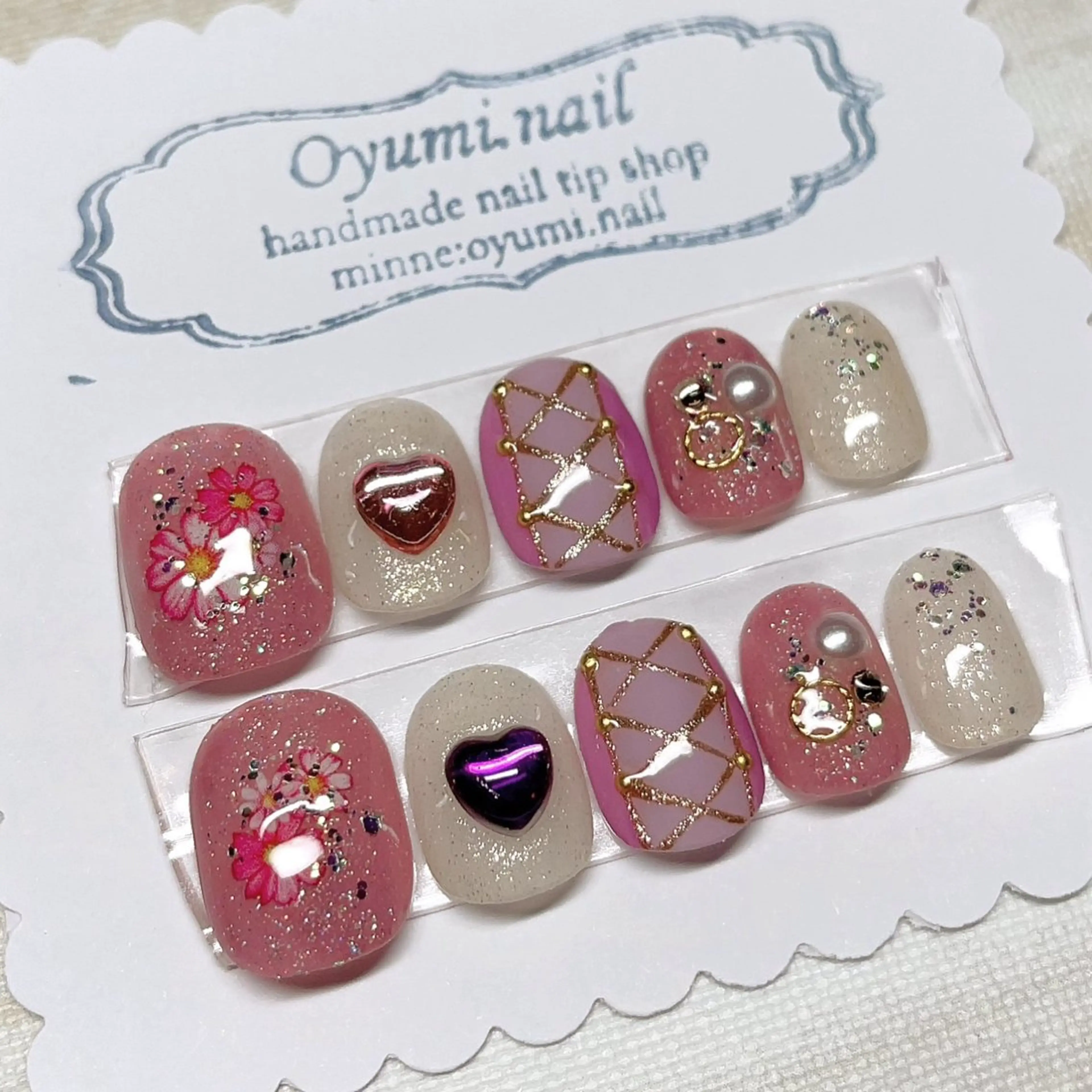 キッズ ネイル アートネイル ネイルチップ ハンドネイル takanashi yumiのネイルデザイン