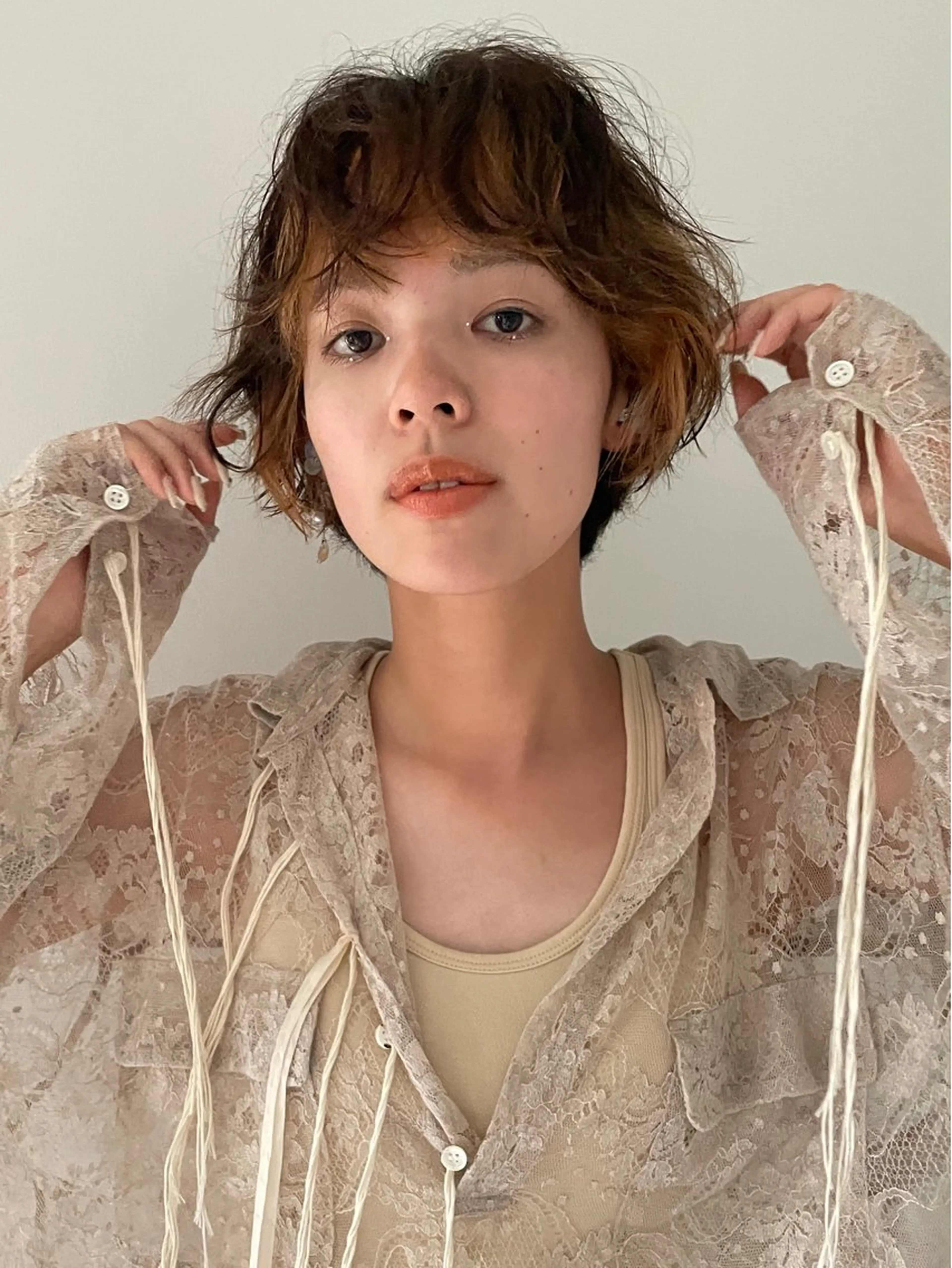 パーマ souvenir所属・アカリ /カットモデル募集のヘアスタイル