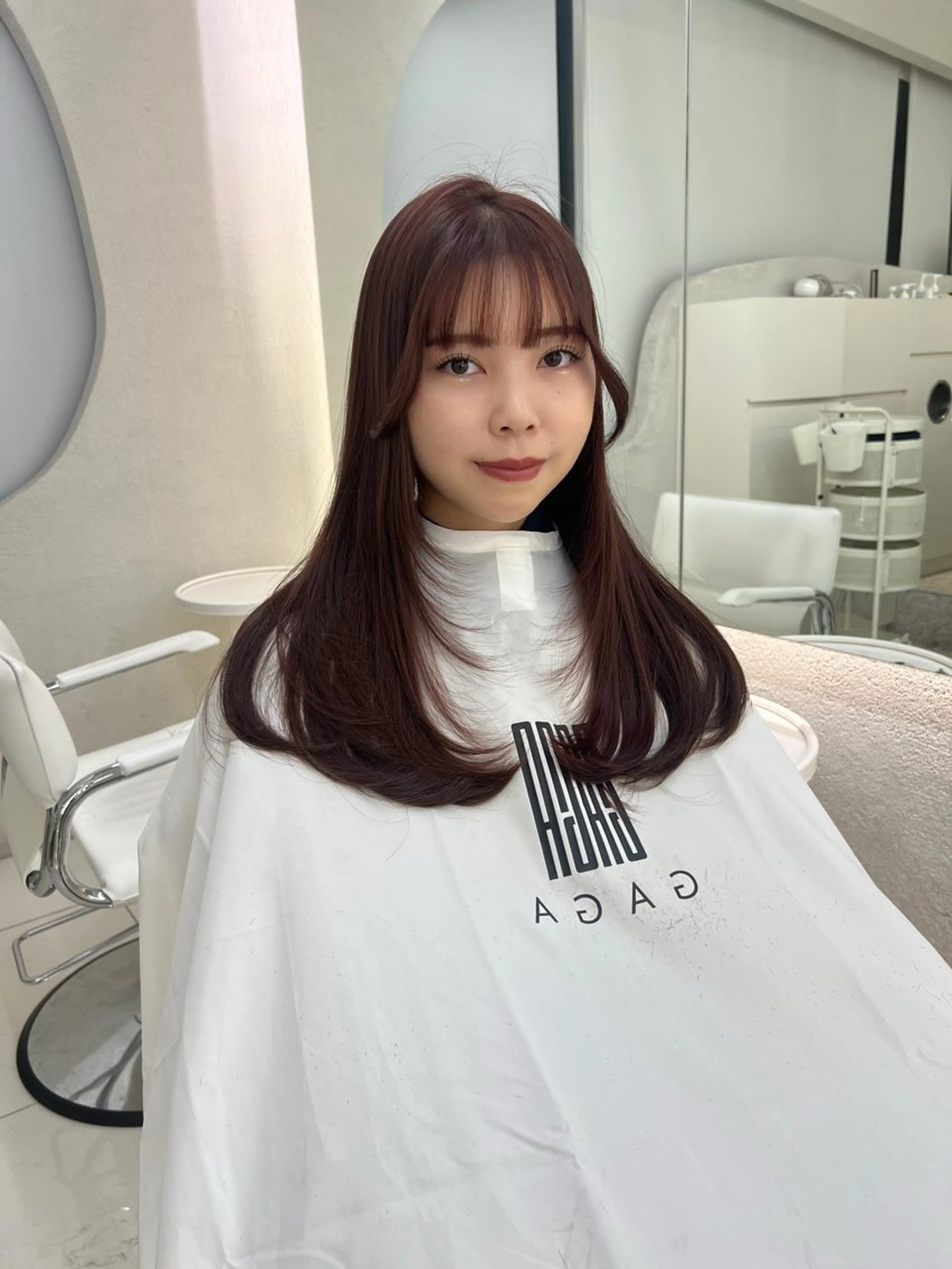 ロング カット GAGA所属・GAGA AMIKAのヘアスタイル