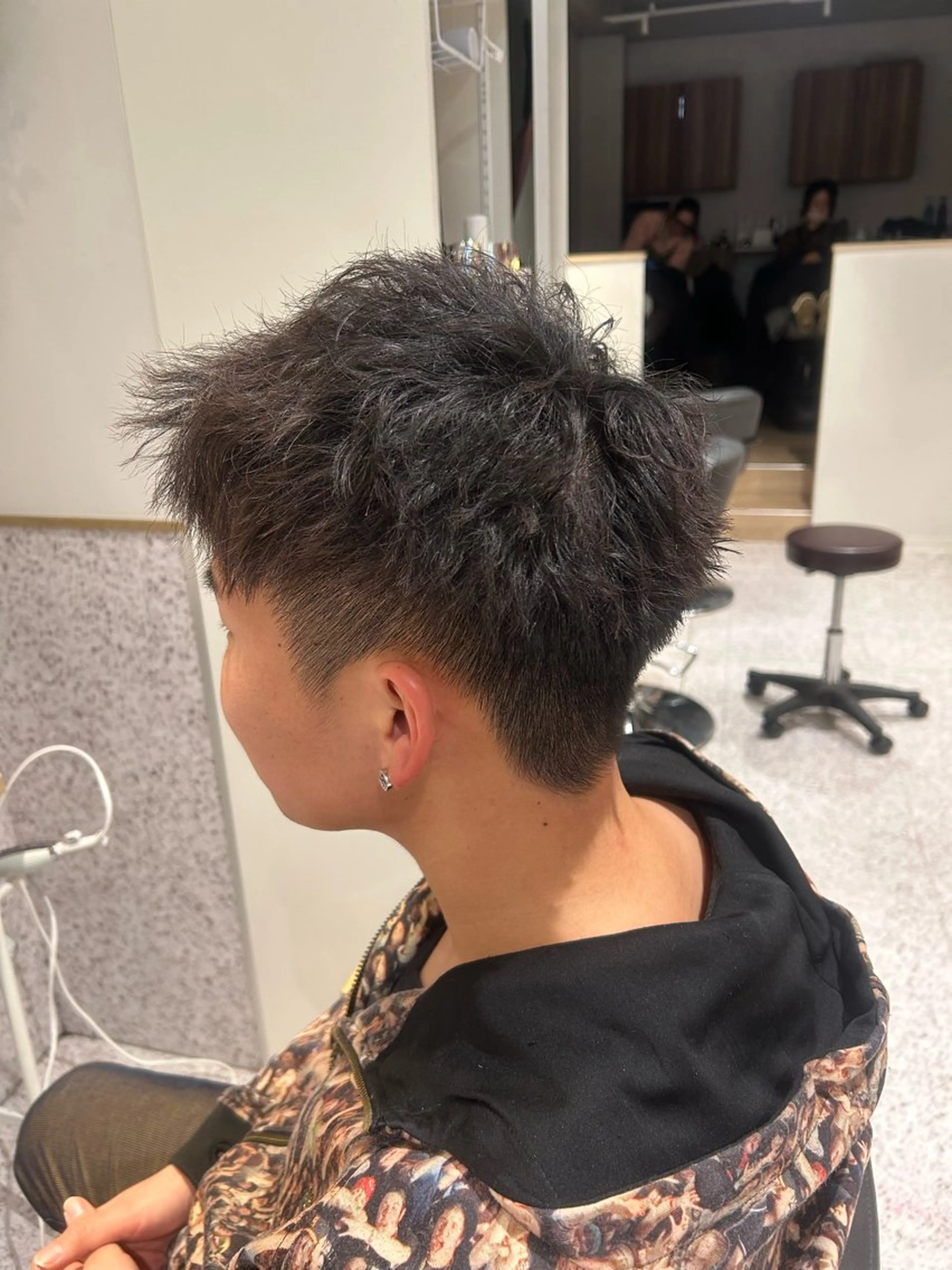 パーマ メンズ ♡ハイトーン★ ネイル/しの♡のヘアスタイル