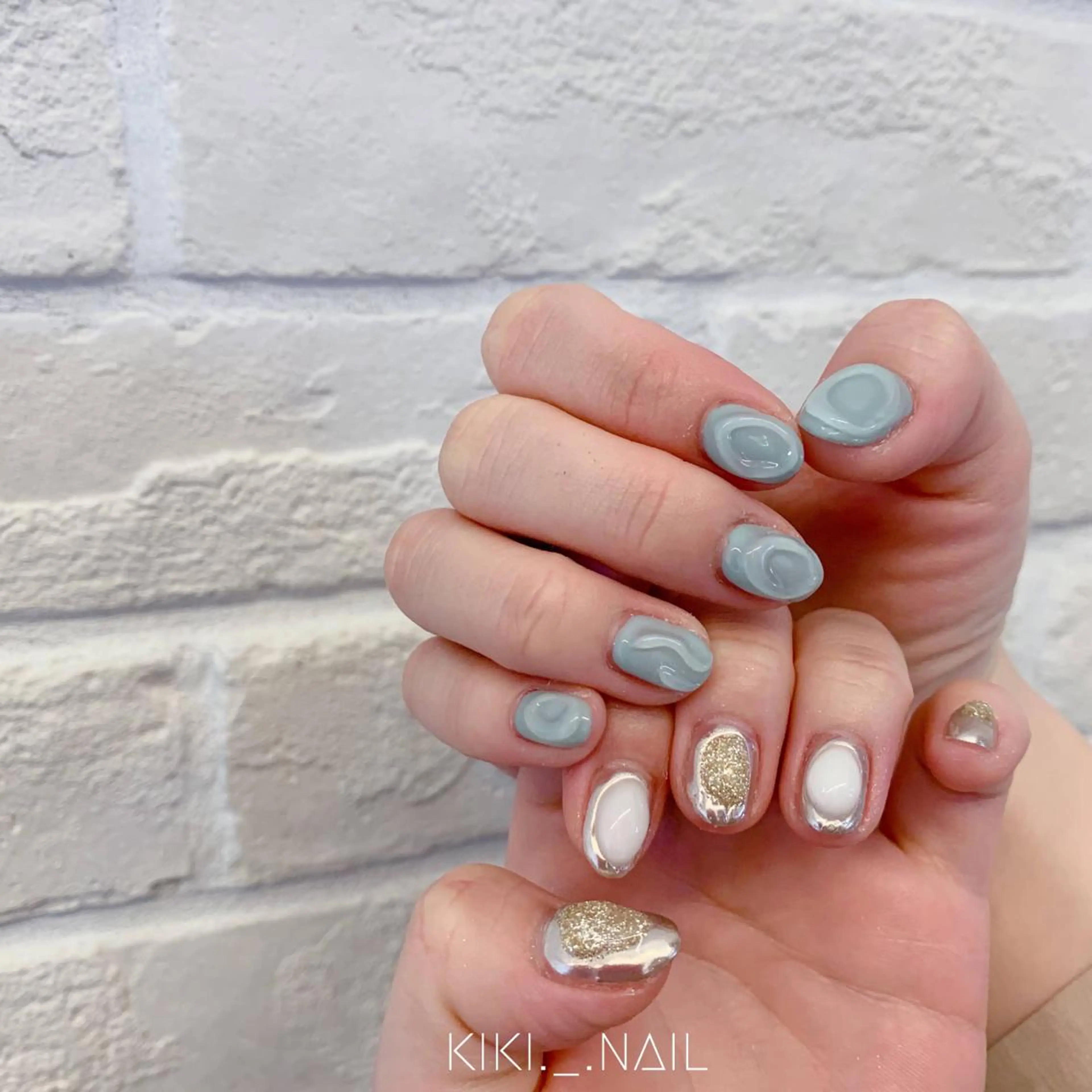 ネイル ハンドネイル HAIR & FACE EDGE（エッジ）所属・kiki ._.nailのマツエク・マツパデザイン