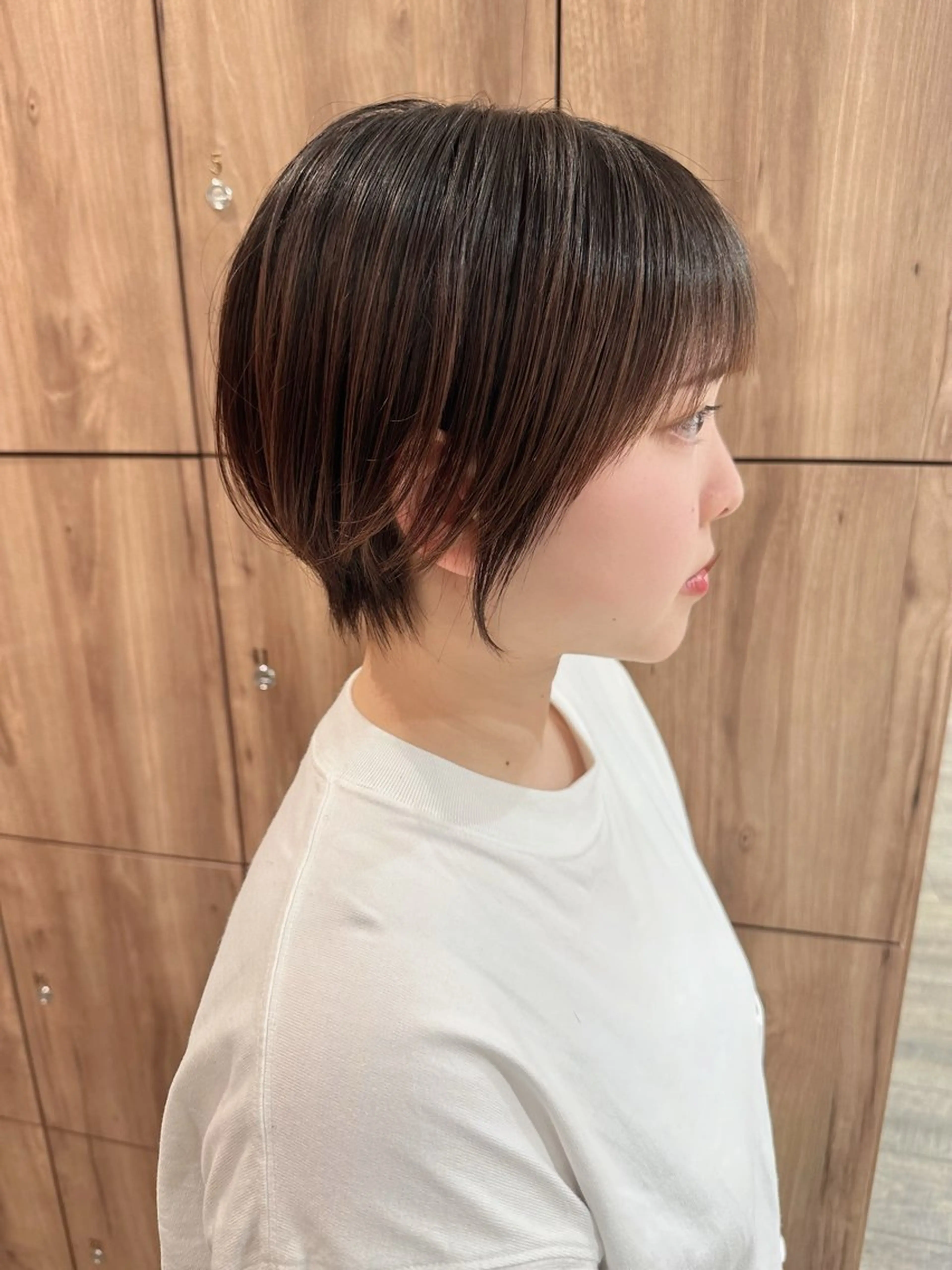 ショート カット 縮毛矯正/ショート/ ボブ/石橋代智のヘアスタイル
