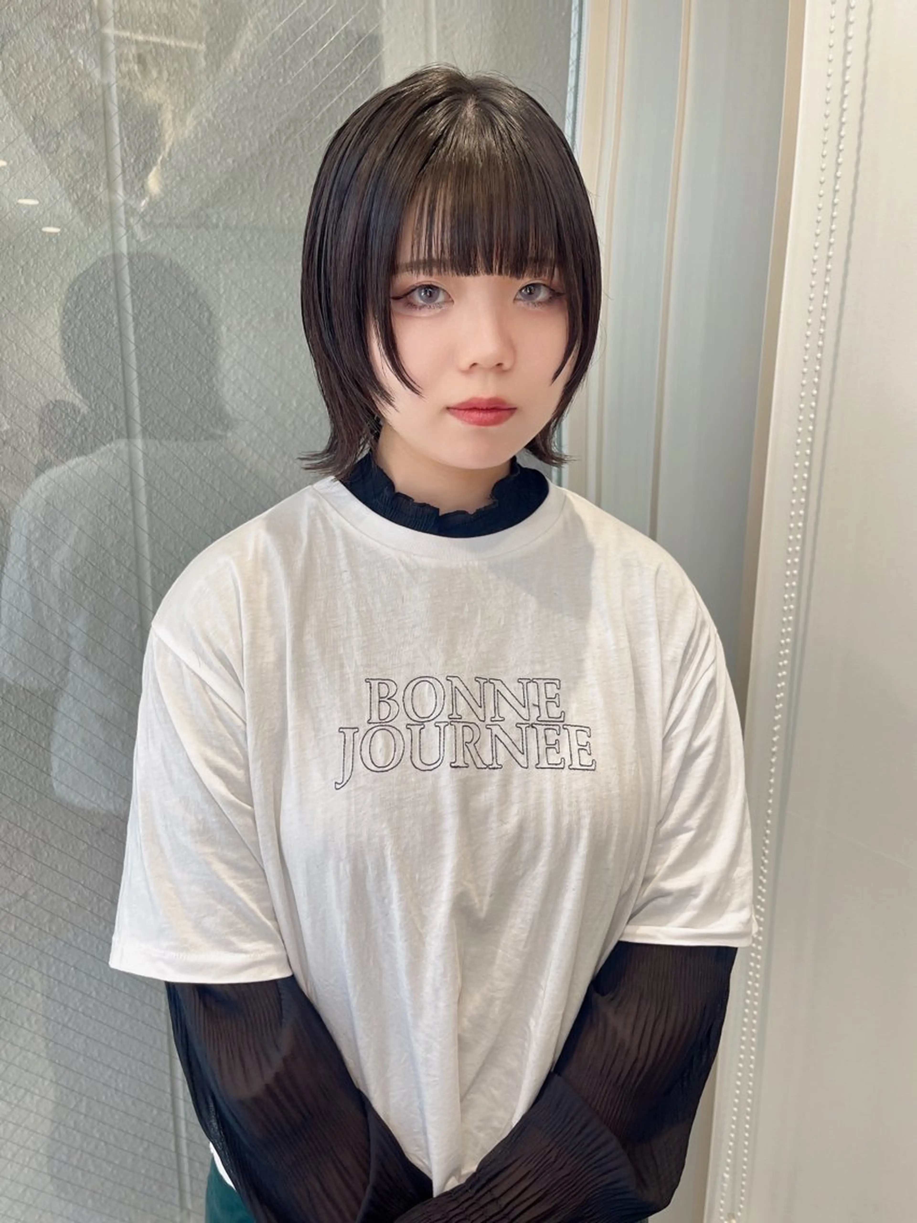 ショート ウルフカット／吉村 桃子のヘアスタイル