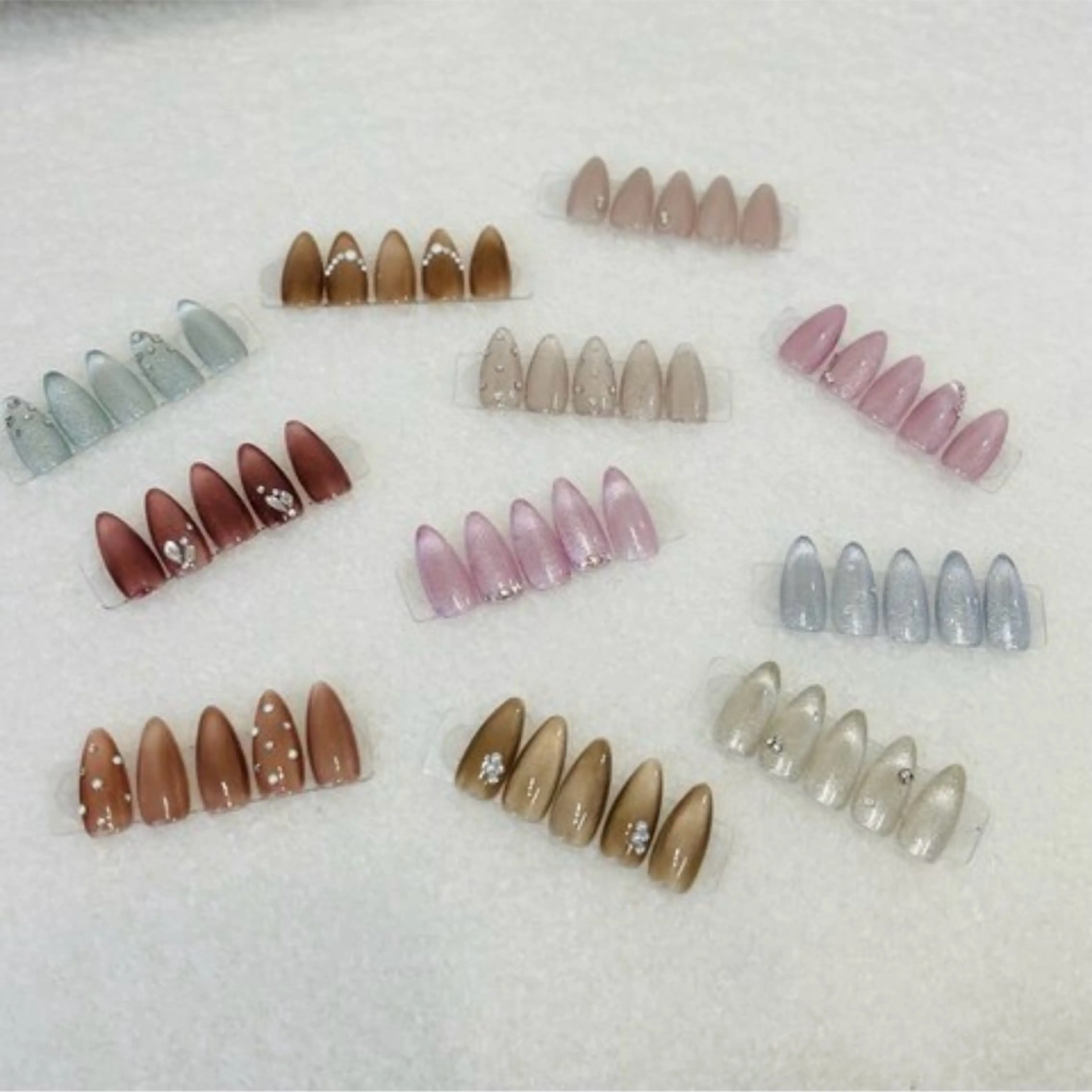 【定額]最高級水光マグネットヴエ一ルネイル 💅🏻パラジ工儿使用の写真