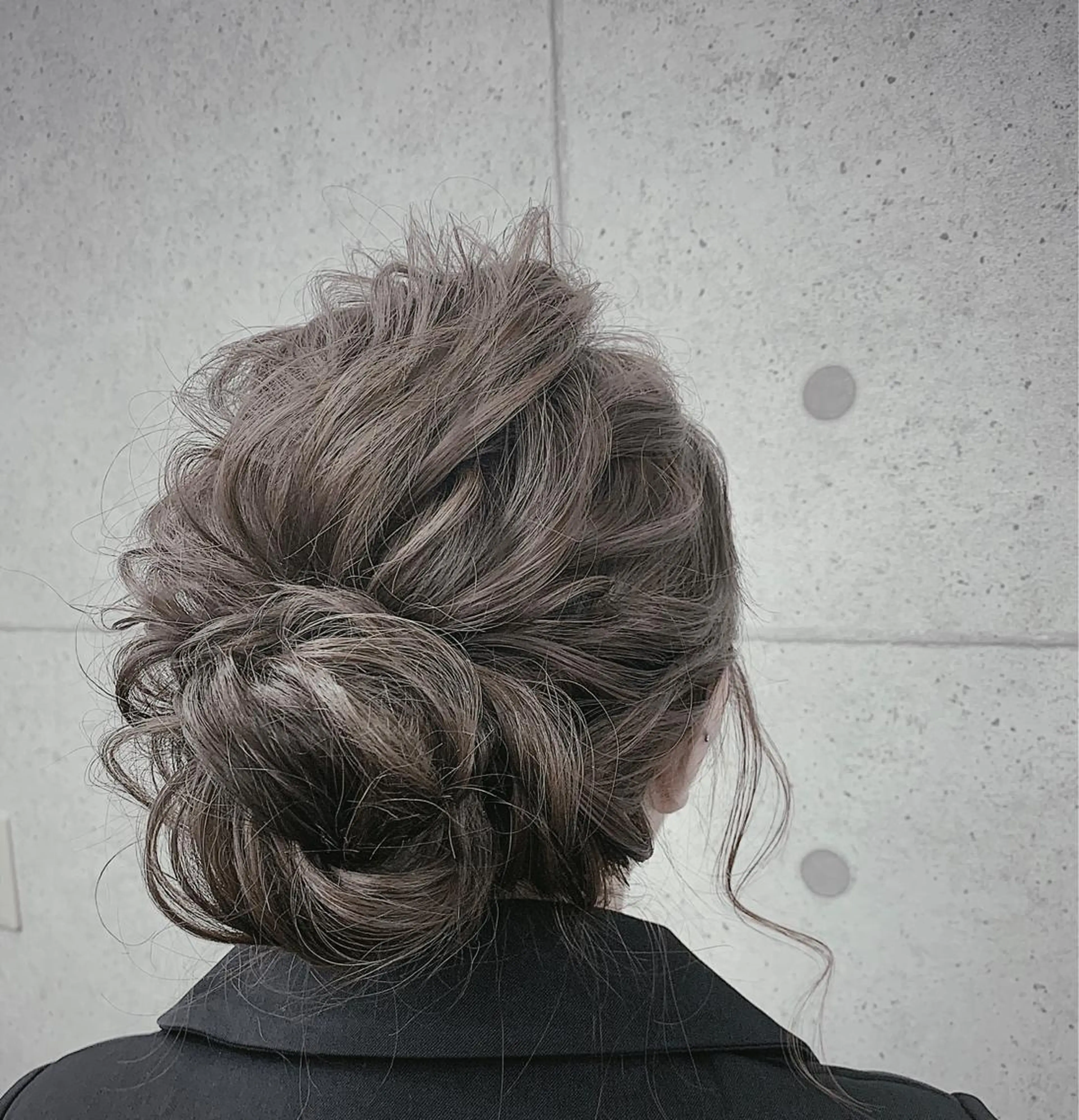 セミロング ヘアアレンジ 成人式 卒業式のヘアスタイル Mululu所属・京都最安価エクステ muuka🦋のヘアスタイル