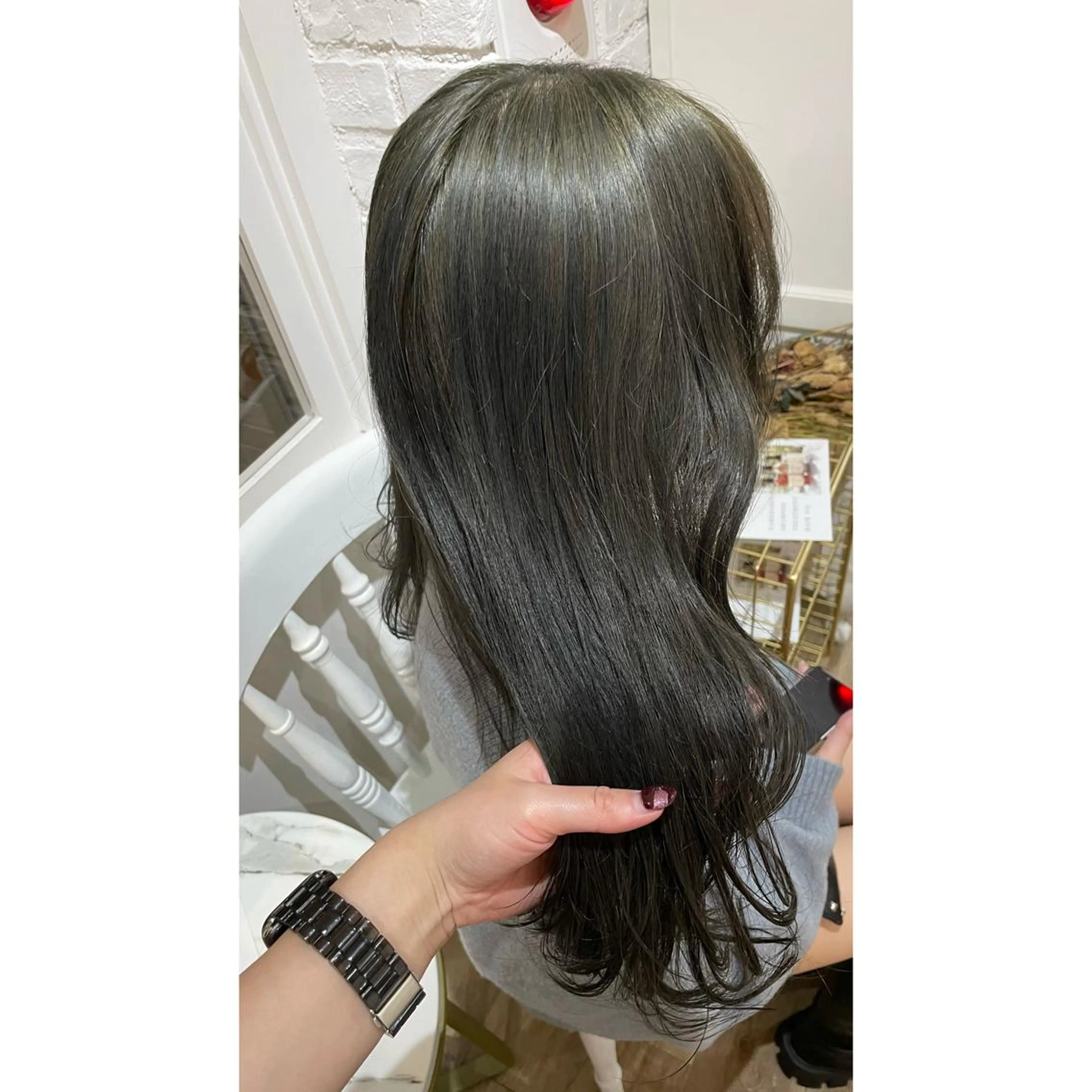 ロング カラー ヘアカラー トリートメント 梅田/髪質改善カラー ❄︎ mikiのヘアスタイル