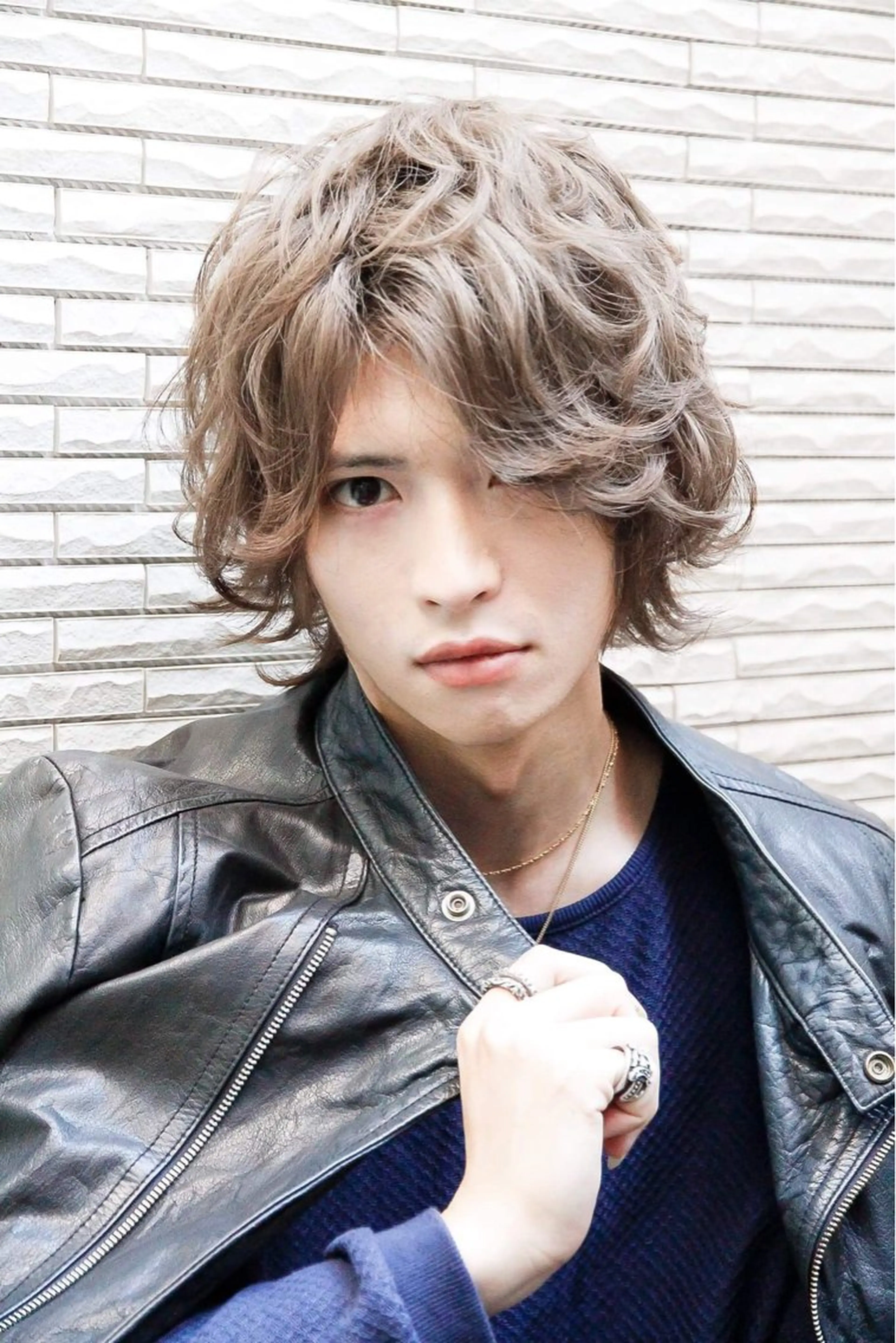 ミディアム カラー パーマ メンズ sherry所属・佐伯 りょうのヘアスタイル