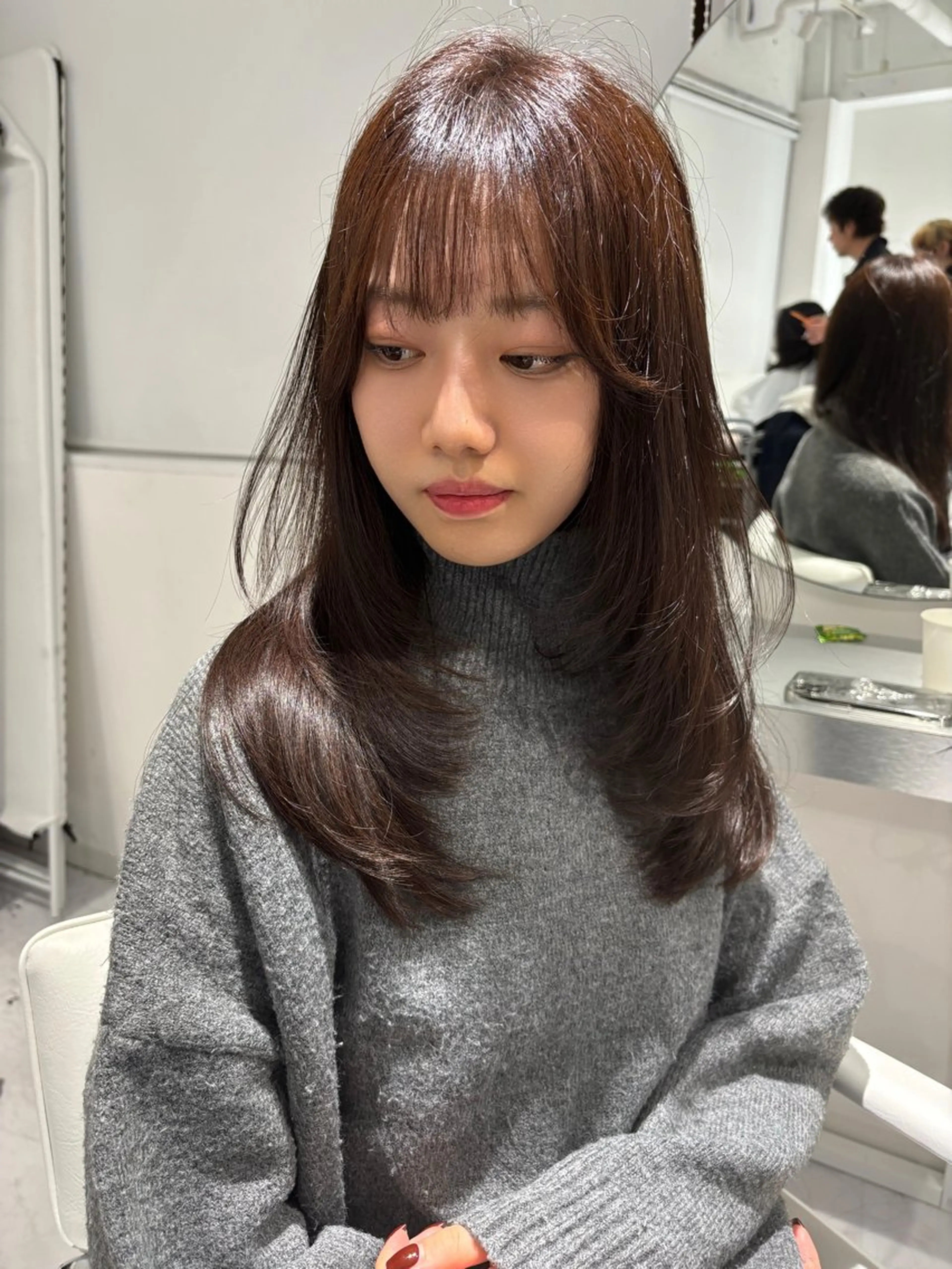 ロング 韓国レイヤー🤍 髪質改善seriraのヘアスタイル
