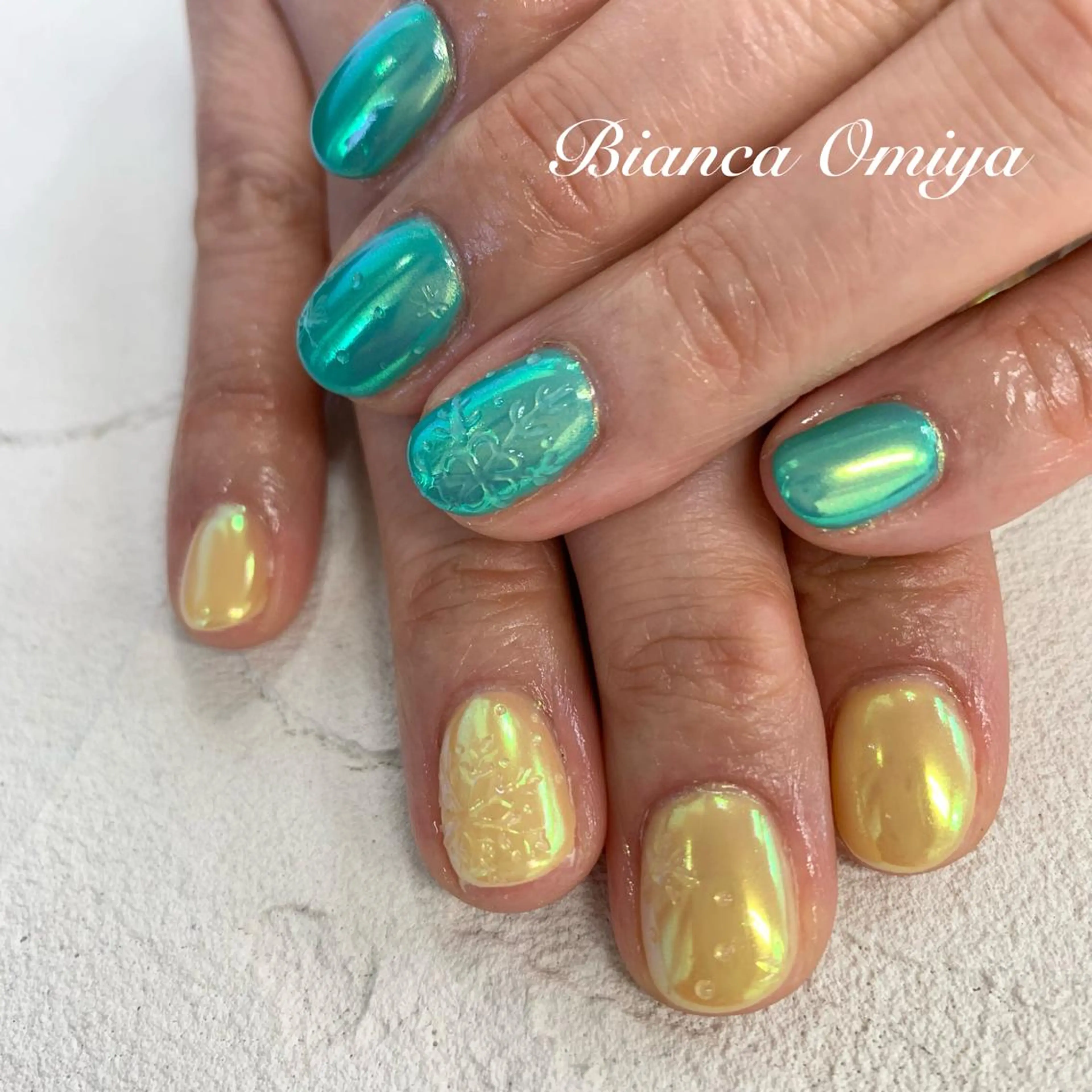 ネイル ビアンカ大宮 店長 モリサワレイラのネイルデザイン