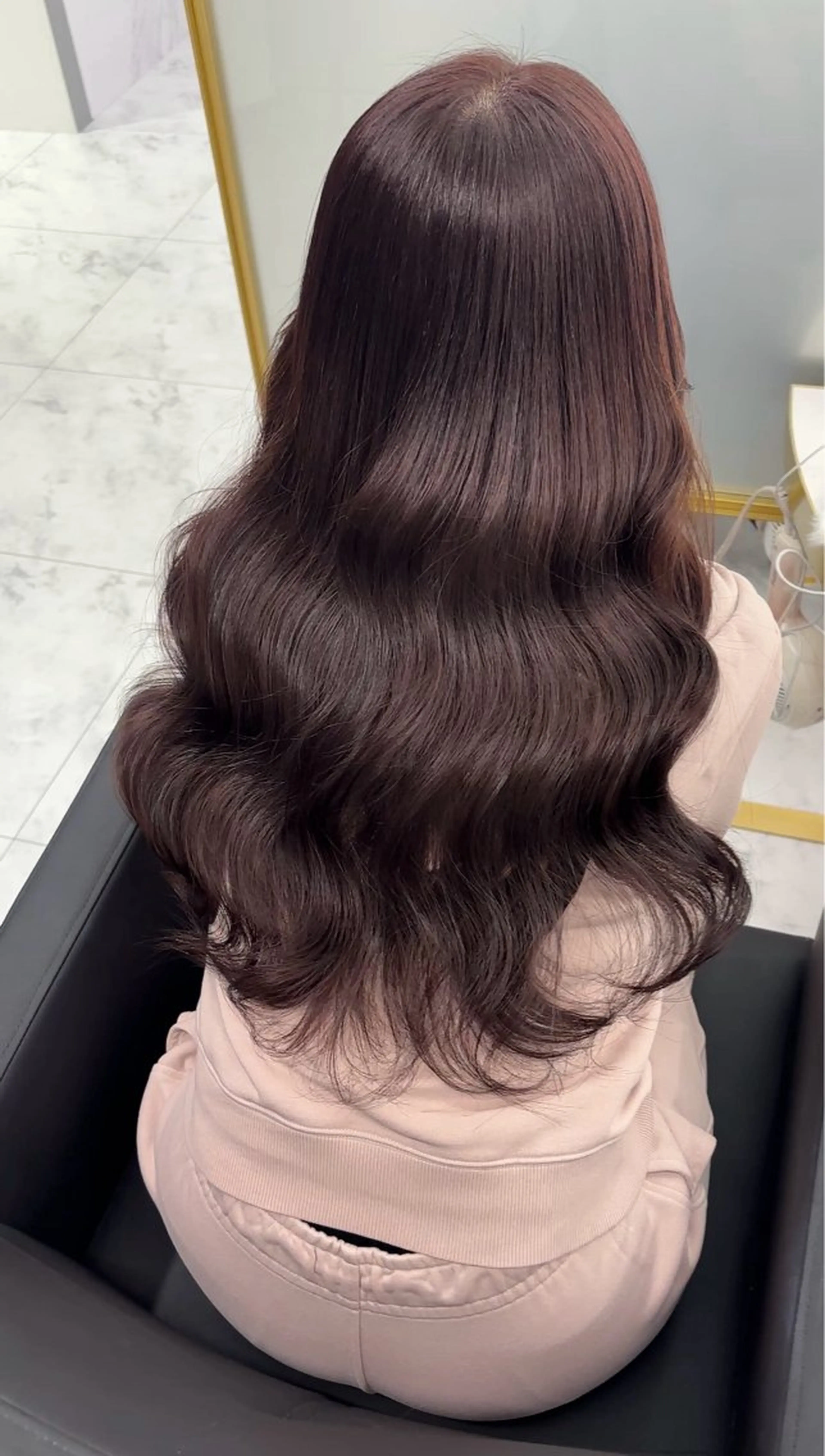 ロング トリートメント ヘアセット ラベンダーカラー ♡Wakana♡のヘアスタイル