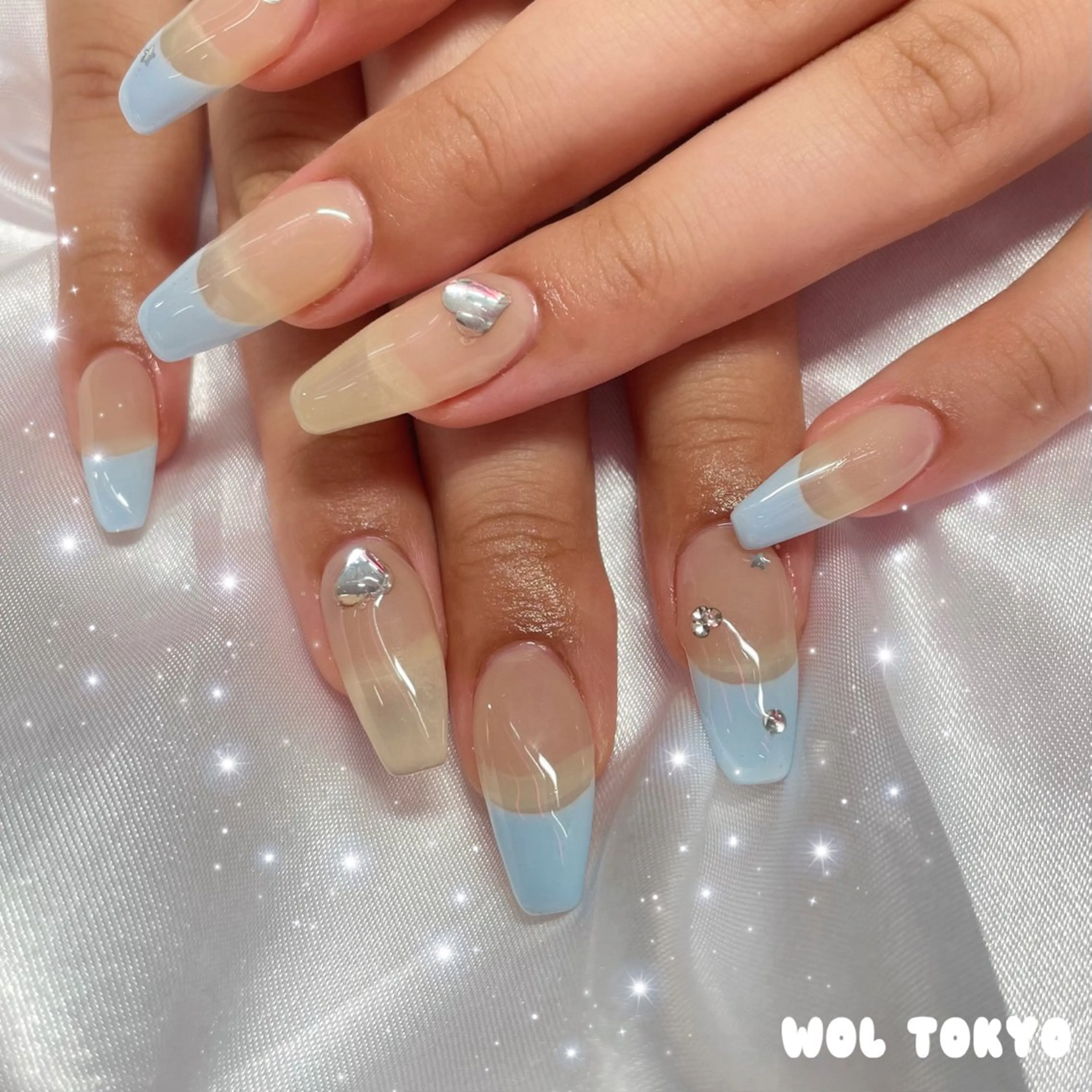 ネイル フレンチネイル ハンドネイル WOL TOKYO 池袋 maiのネイルデザイン