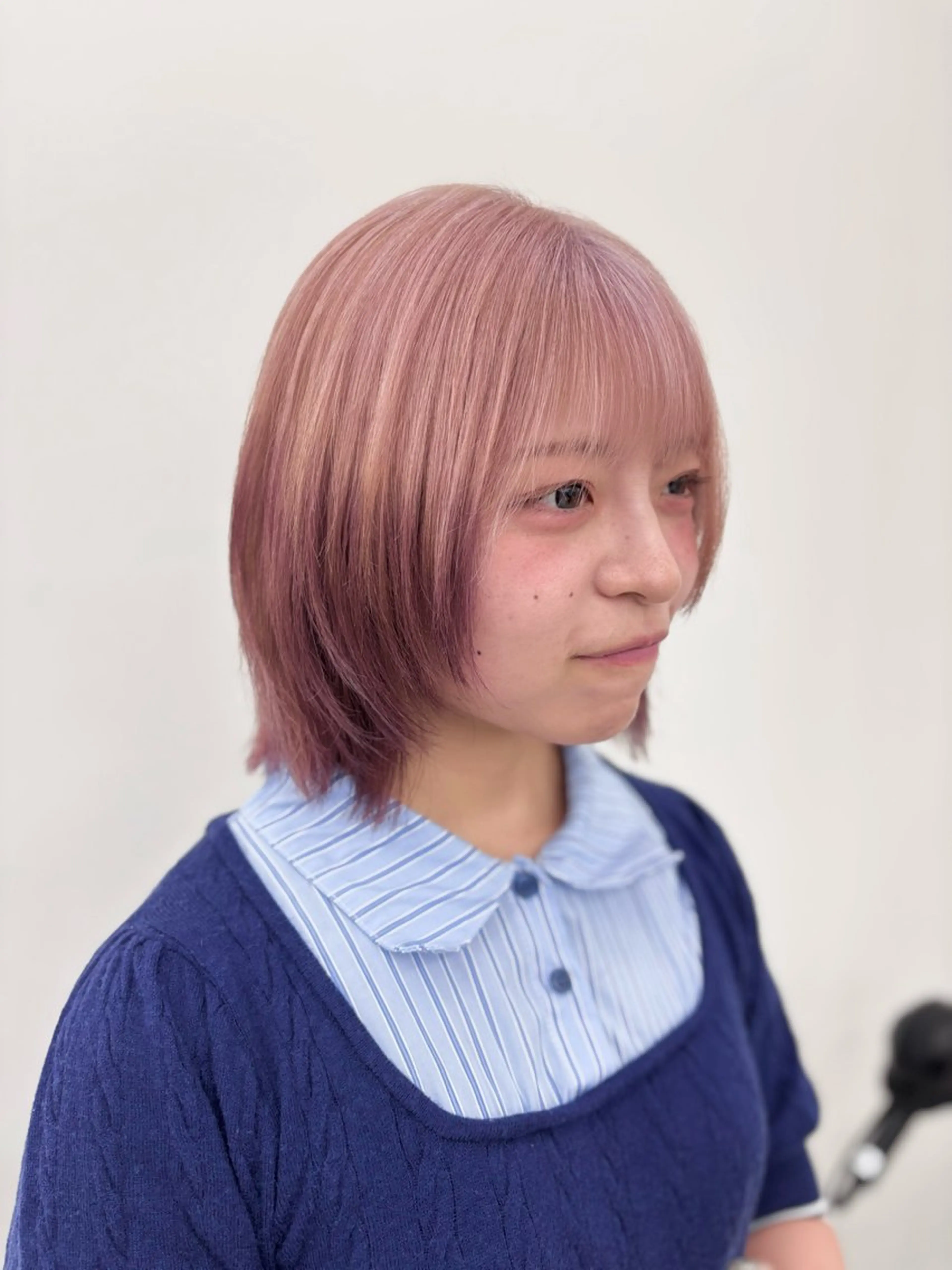 ミディアム カラー ヘアカラー トリートメント ヘッドスパ ヘアセット 透明感ハイトーン☁️ 斗和🫧天神のヘアスタイル
