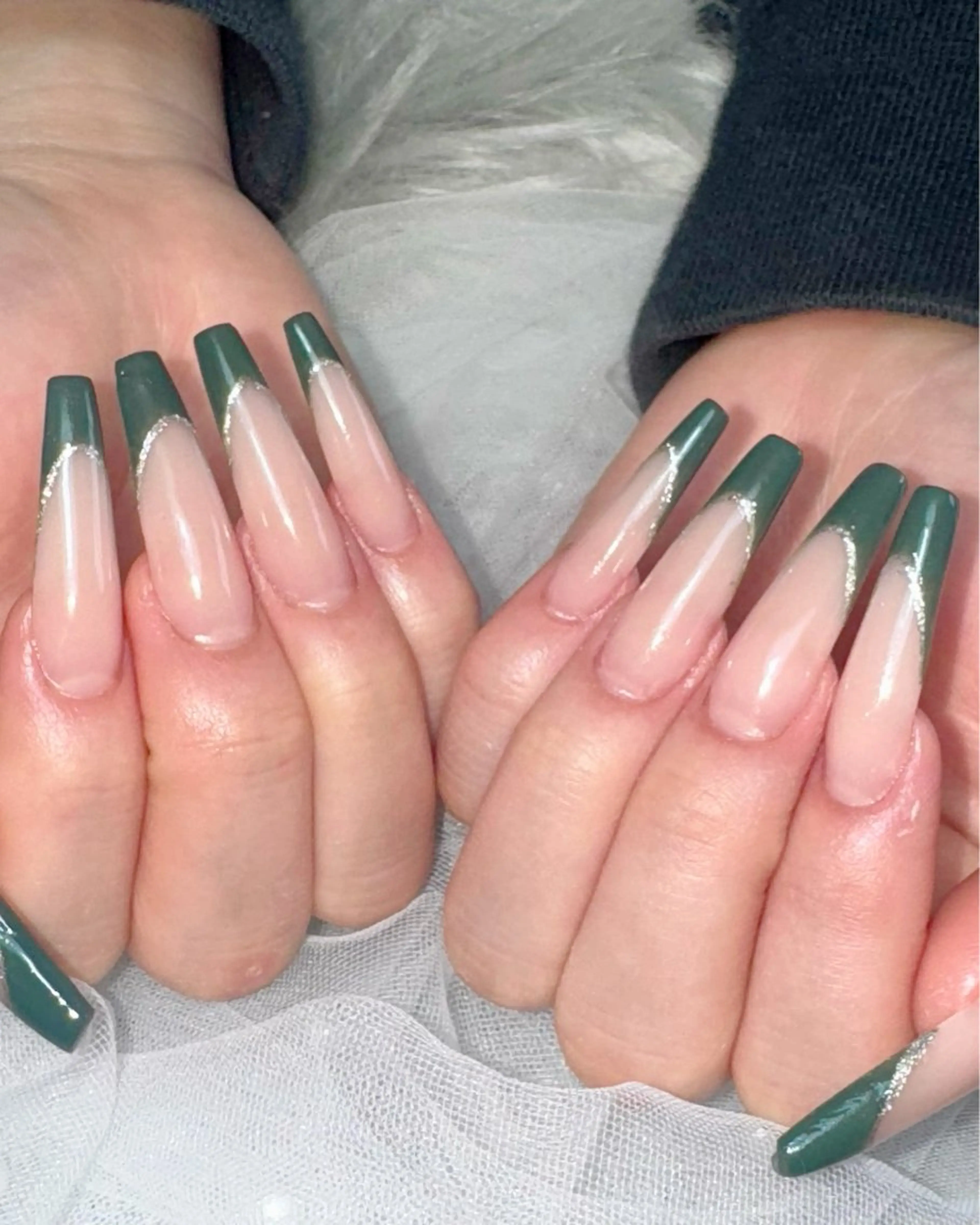 ネイル フレンチネイル ハンドネイル ネイルサロンfeel茂原店所属・Feel ‪‪☺︎‬Yuriaのネイルデザイン