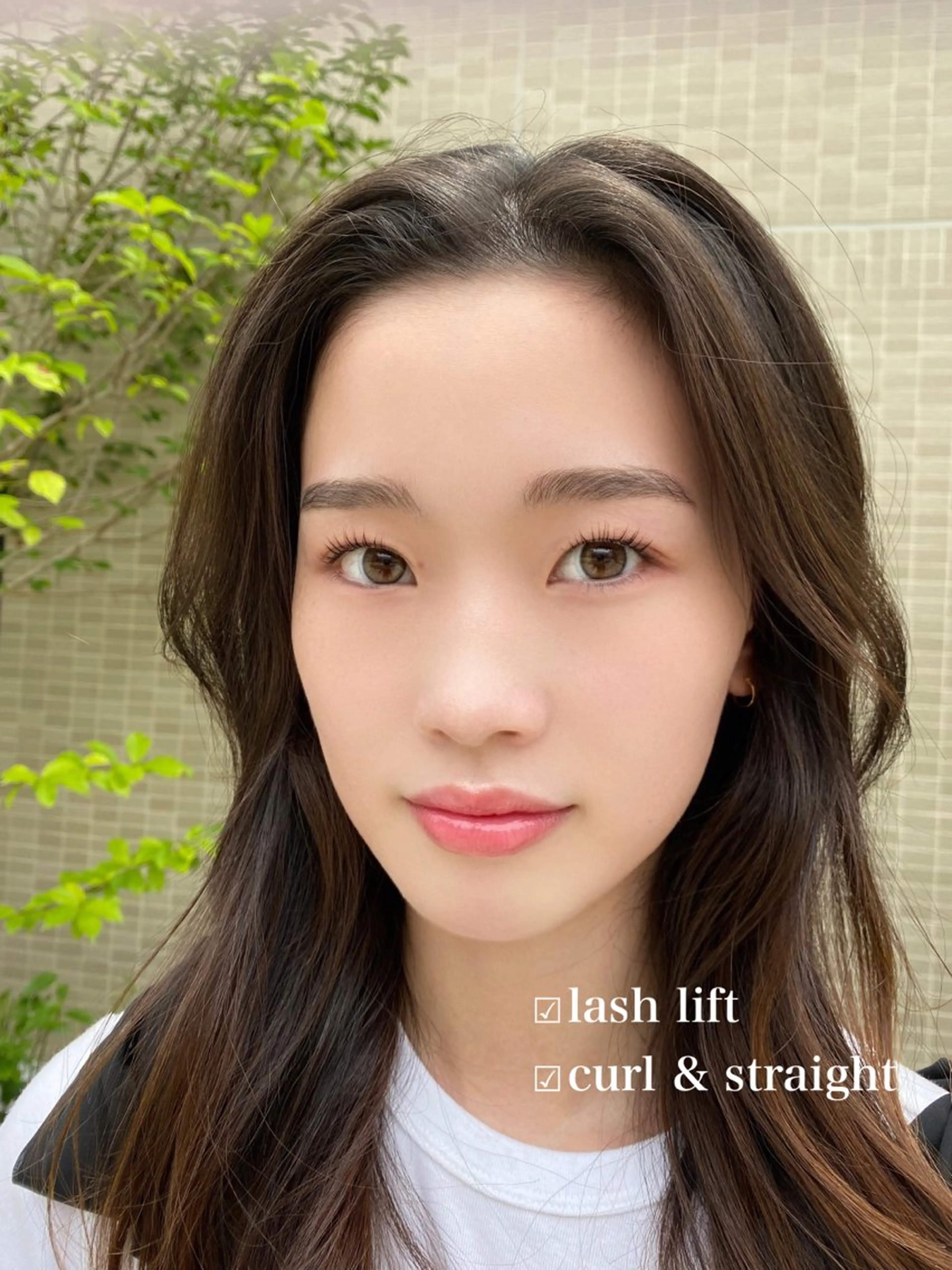 マツエク・マツパ ナチュラル 一重×まつ毛パーマ Sifa所属・岡山涼香｜20代向け まつげサロン🫧✨のマツエク・マツパデザイン