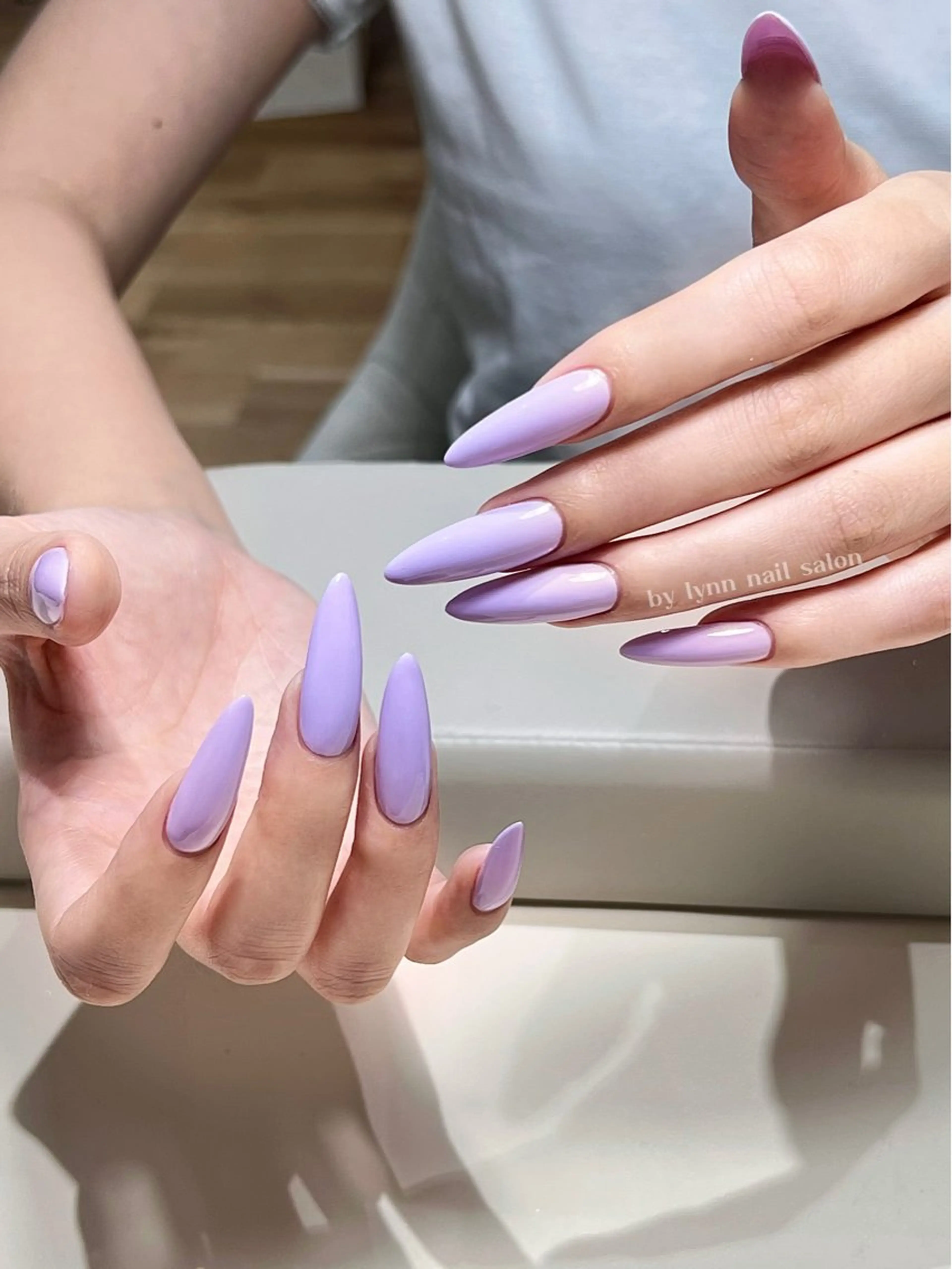 ネイル フットネイル フレンチネイル グラデーション ハート 韓国ネイル ハンドネイル Lynn_ Nailのネイルデザイン