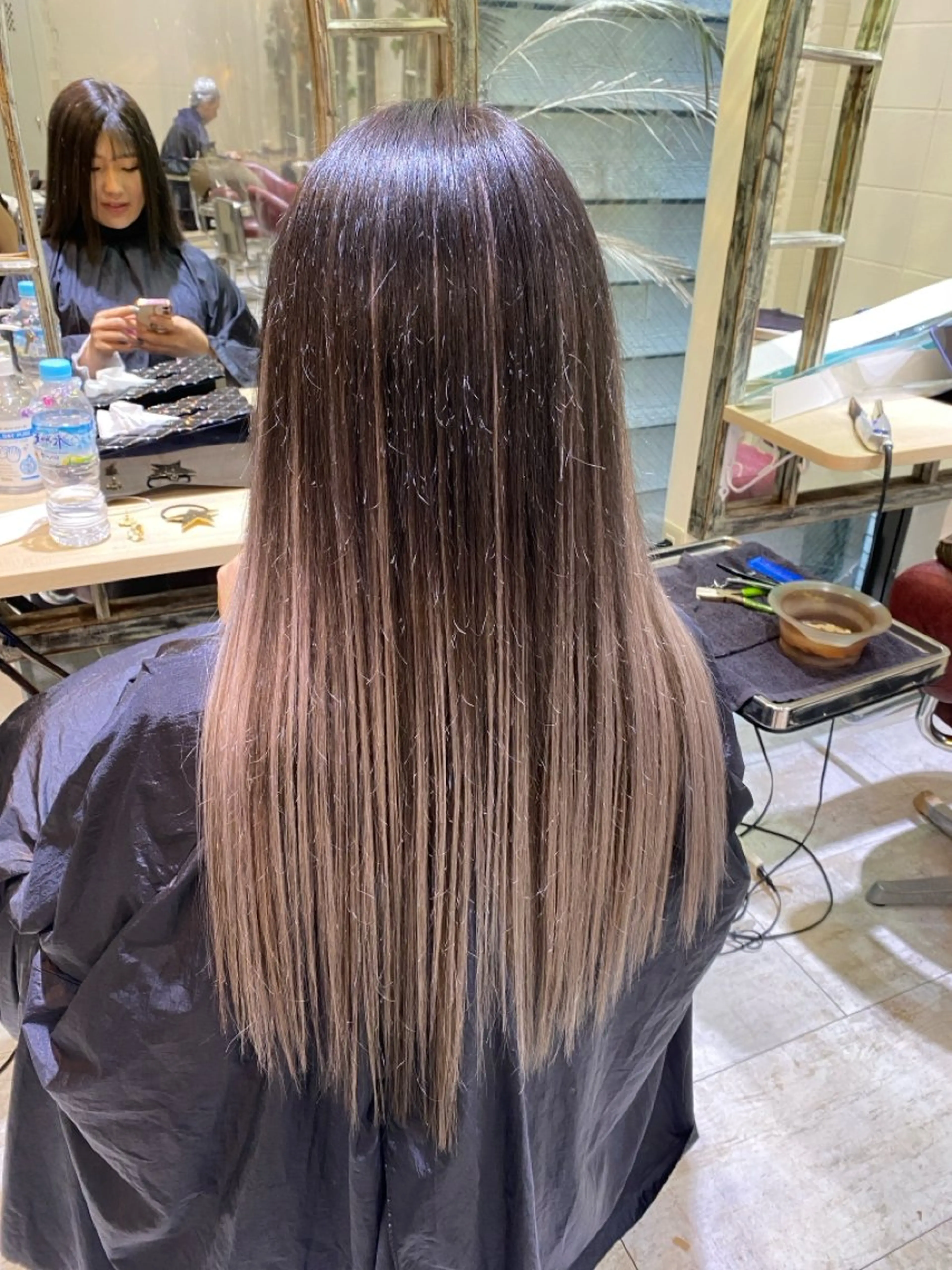 ロング カラー 6Dエクステ 鳥谷ミナトのヘアスタイル