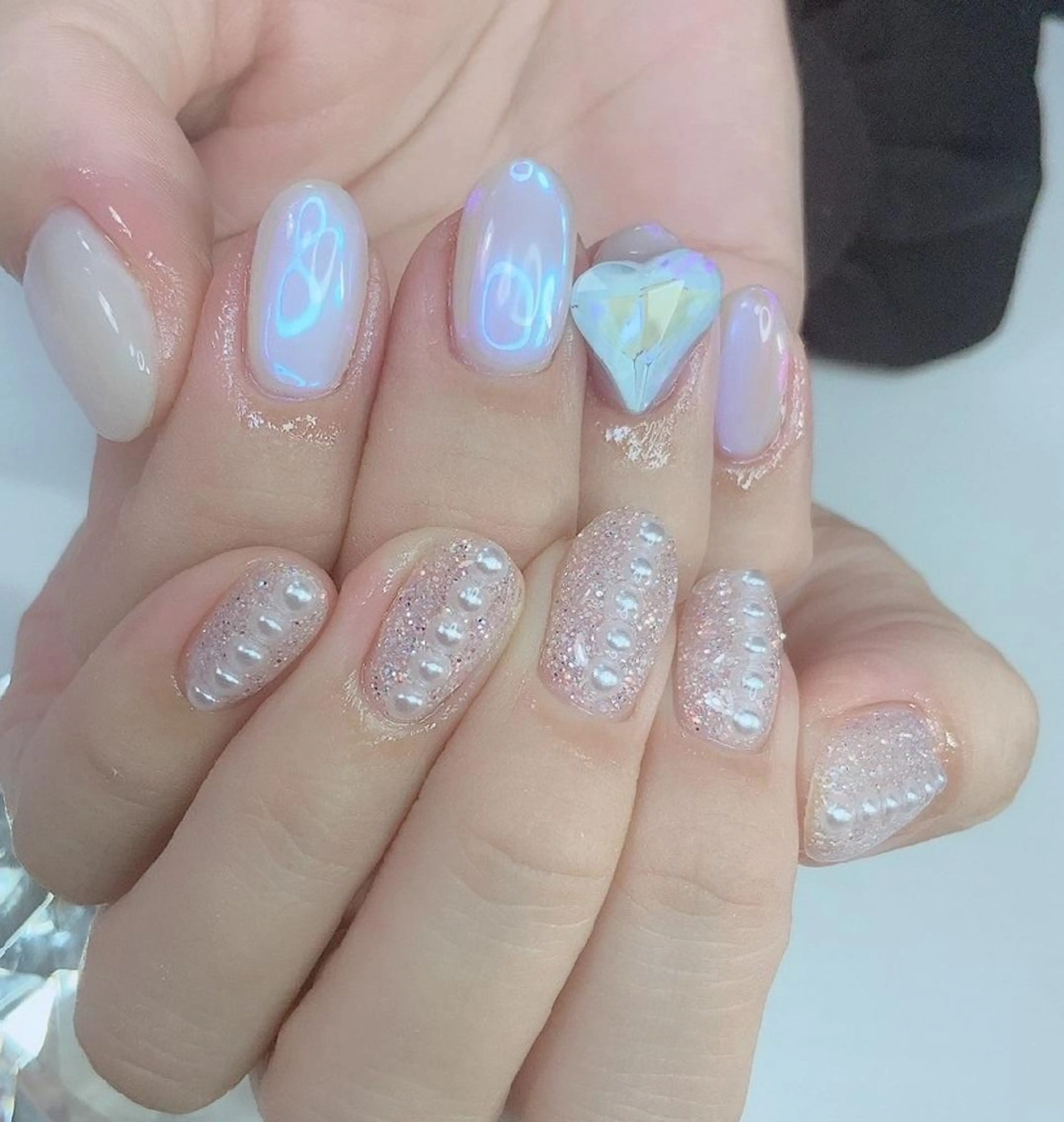 ネイル 氷ネイル・うるうるネイル   MAKInailのネイルデザイン