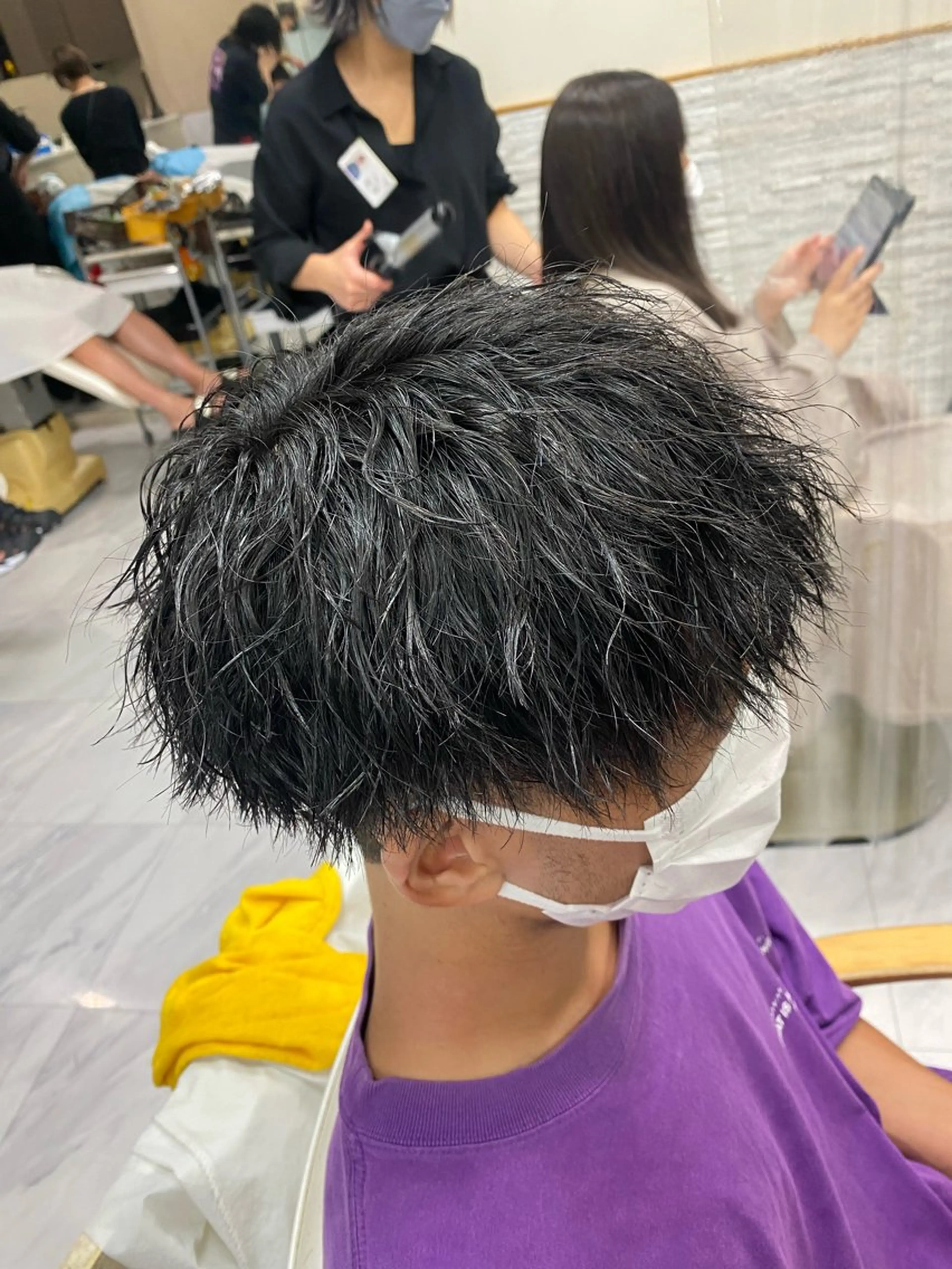 パーマ メンズ メンズパーマ メンズツイストパーマ 波巻きパーマ スパイラルパーマ ツイストパーマ カット パーマ トリートメント 🌴パーマオタク🌴 長谷川　諒佑🌈のヘアスタイル