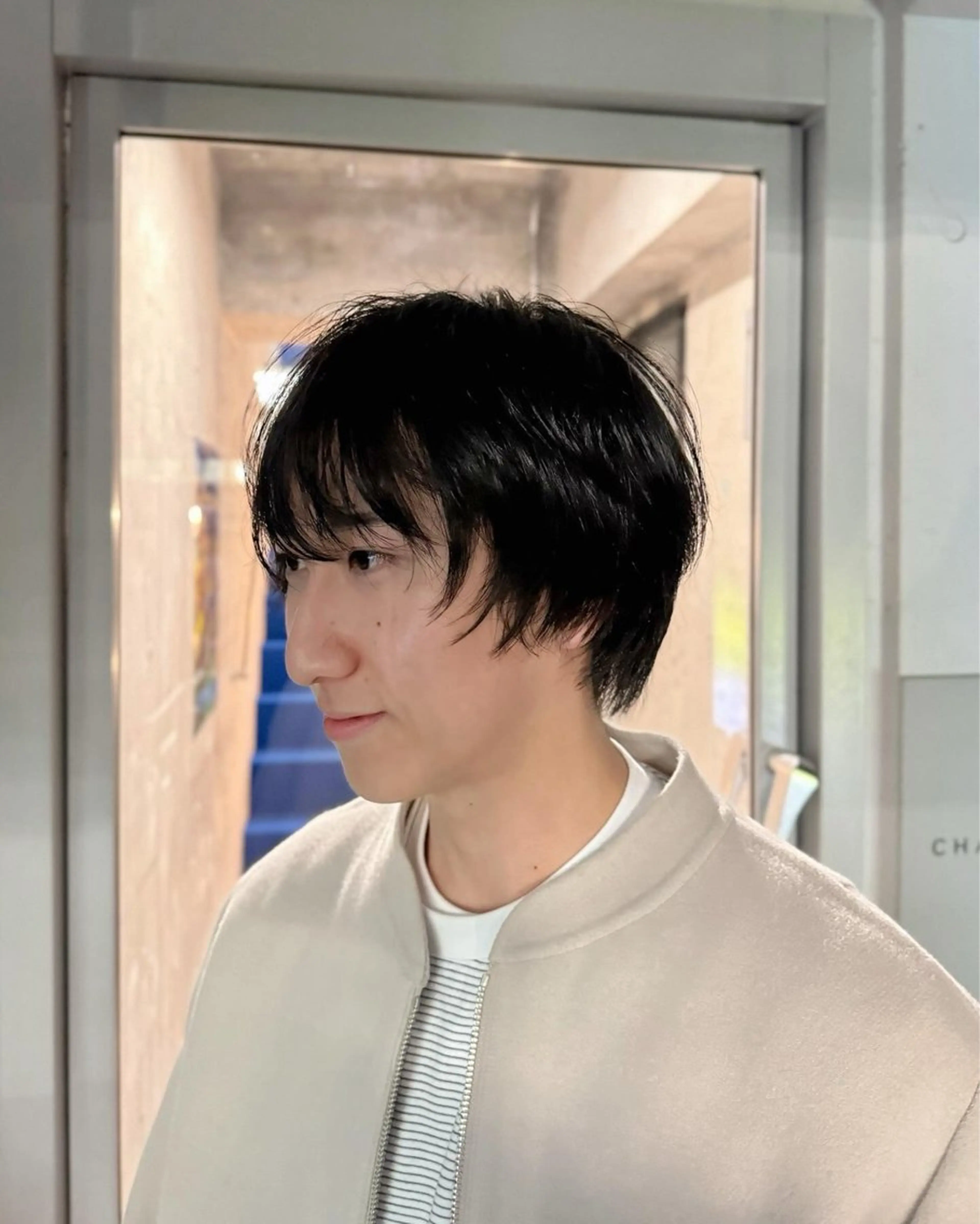 ショート メンズ メンズウルフカット ショートヘア ウルフカット カット 表参道髪質改善 TATSUMIのヘアスタイル