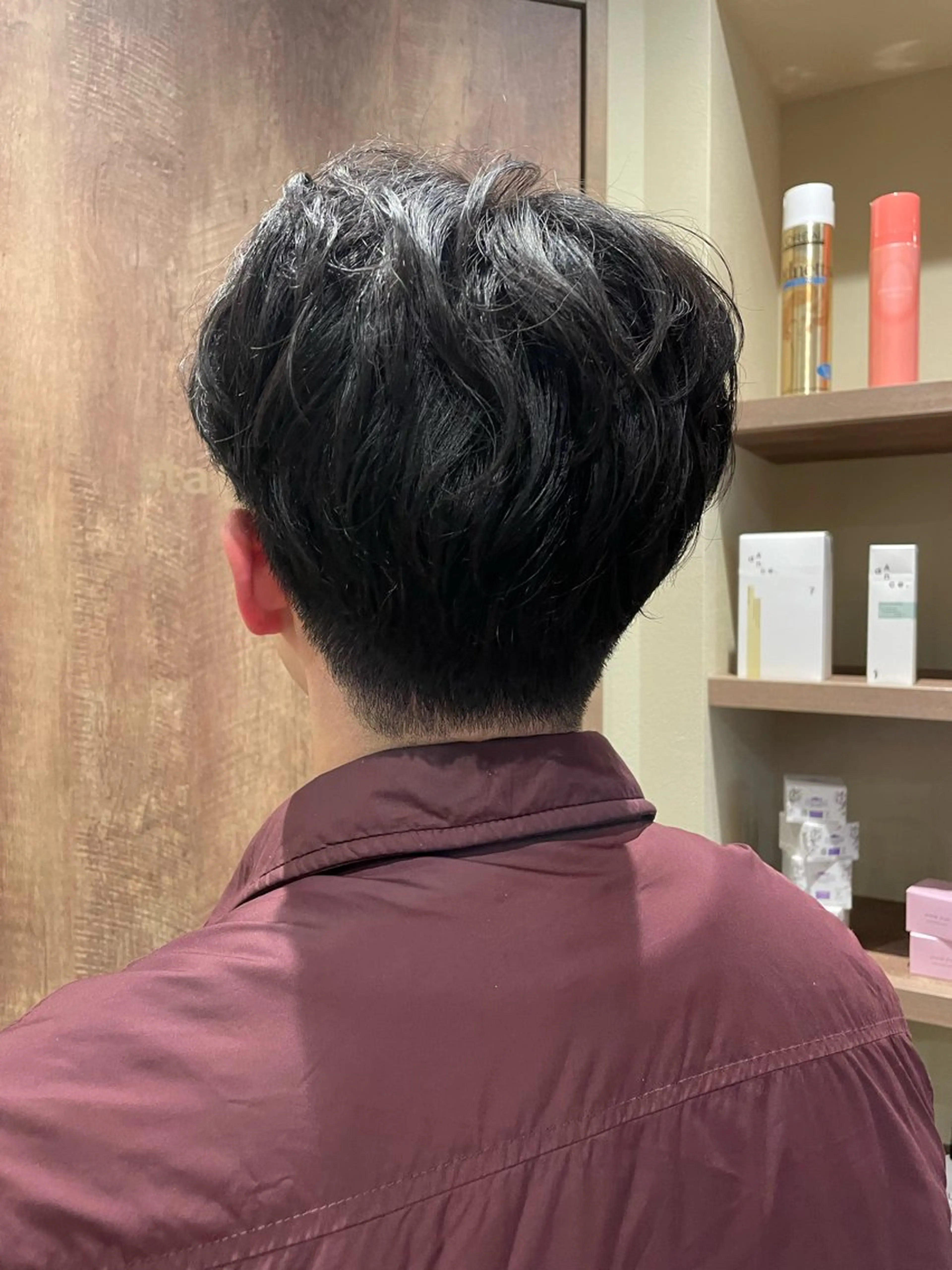 メンズ 山口里莉 /ブリーチカラーのヘアスタイル