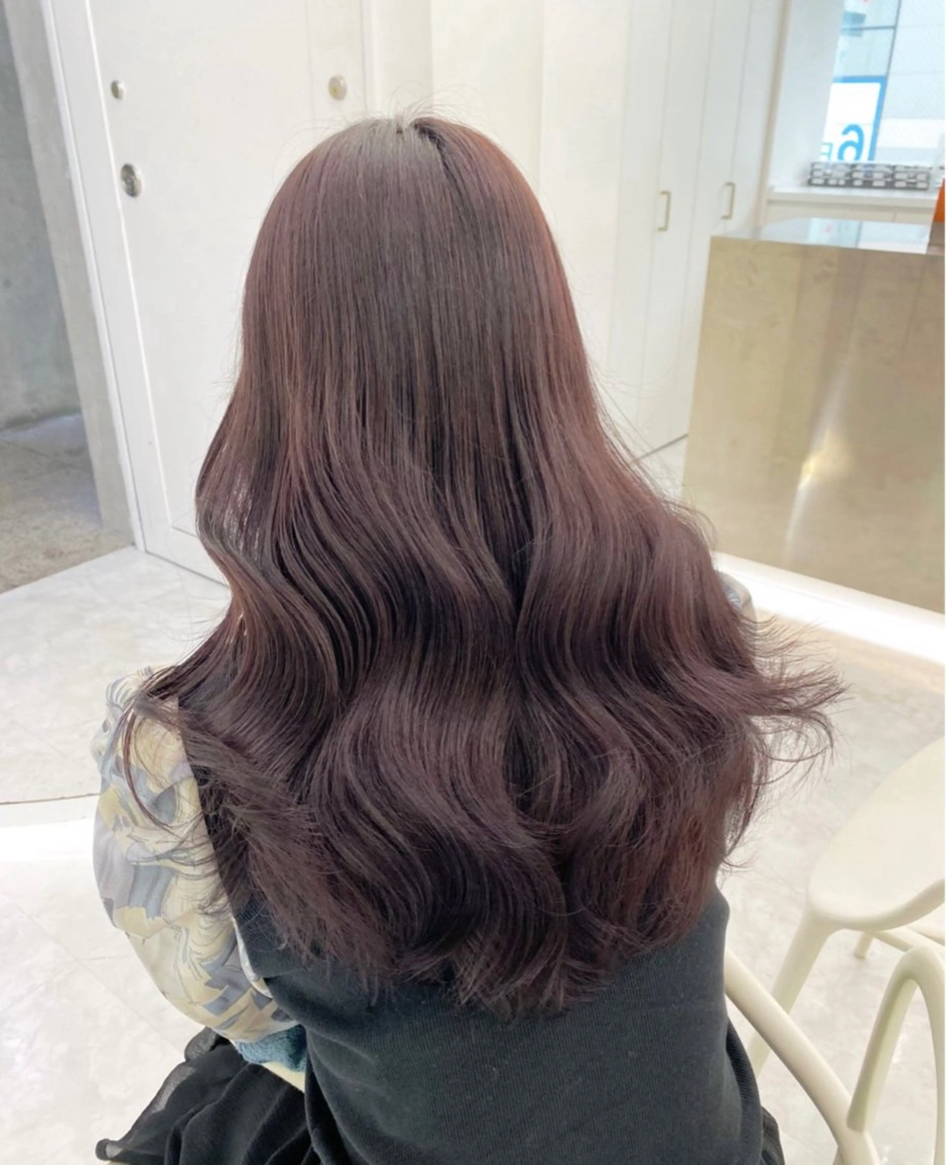 セミロング カラー カット ヘアカラー トリートメント ヘッドスパ ヘアセット 🤍透明感トレンド 🤍上品ヘア🤍のヘアスタイル