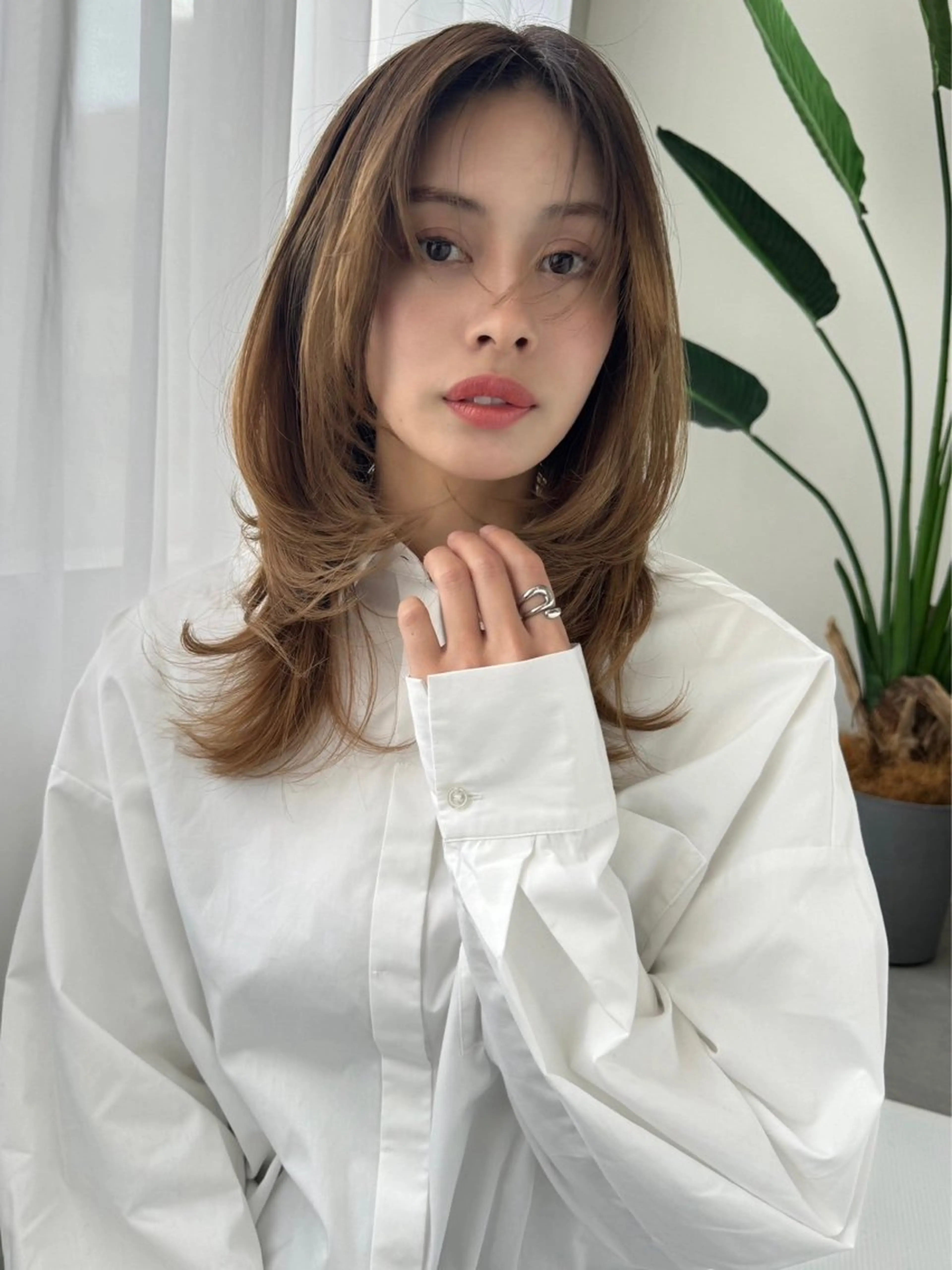 ミディアム 【髪質改善×トレンド ヘア】杉崎のヘアスタイル