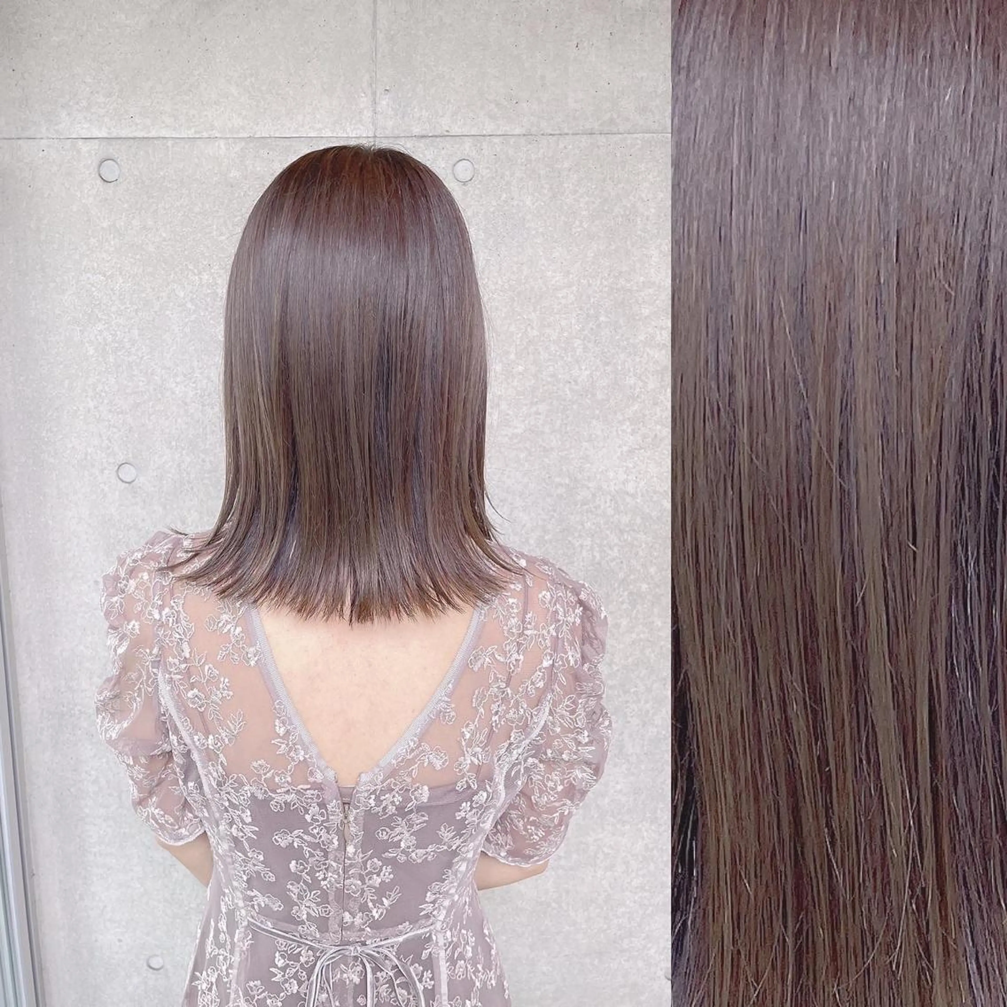 カラー ベージュカラー オリーブベージュ KURO/ズボラでも できる韓国ヘアのヘアスタイル