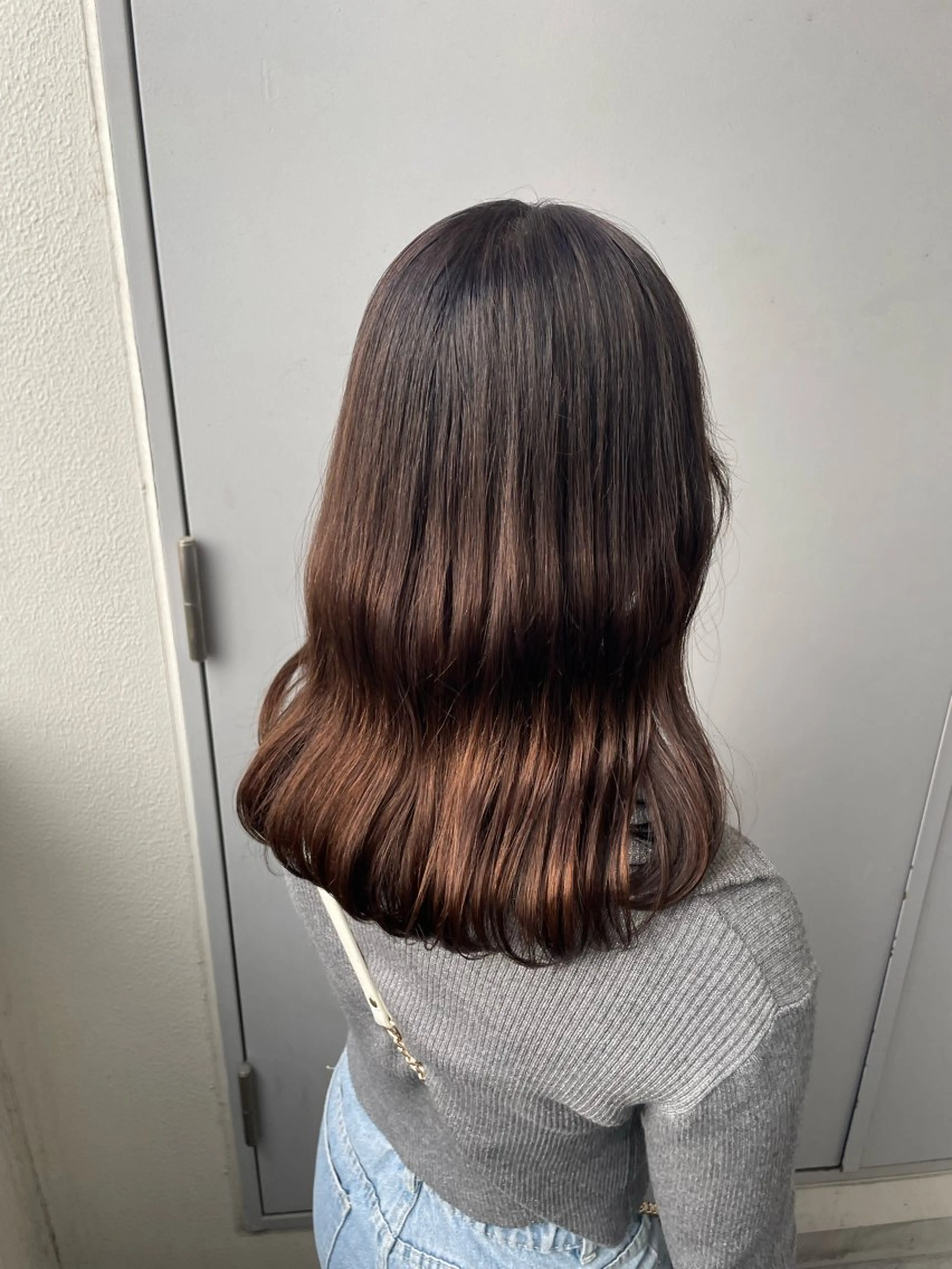 カラー ヘアカラー 🤍ベージュ/透明感 韓国ヘア/まりん🤍のヘアスタイル